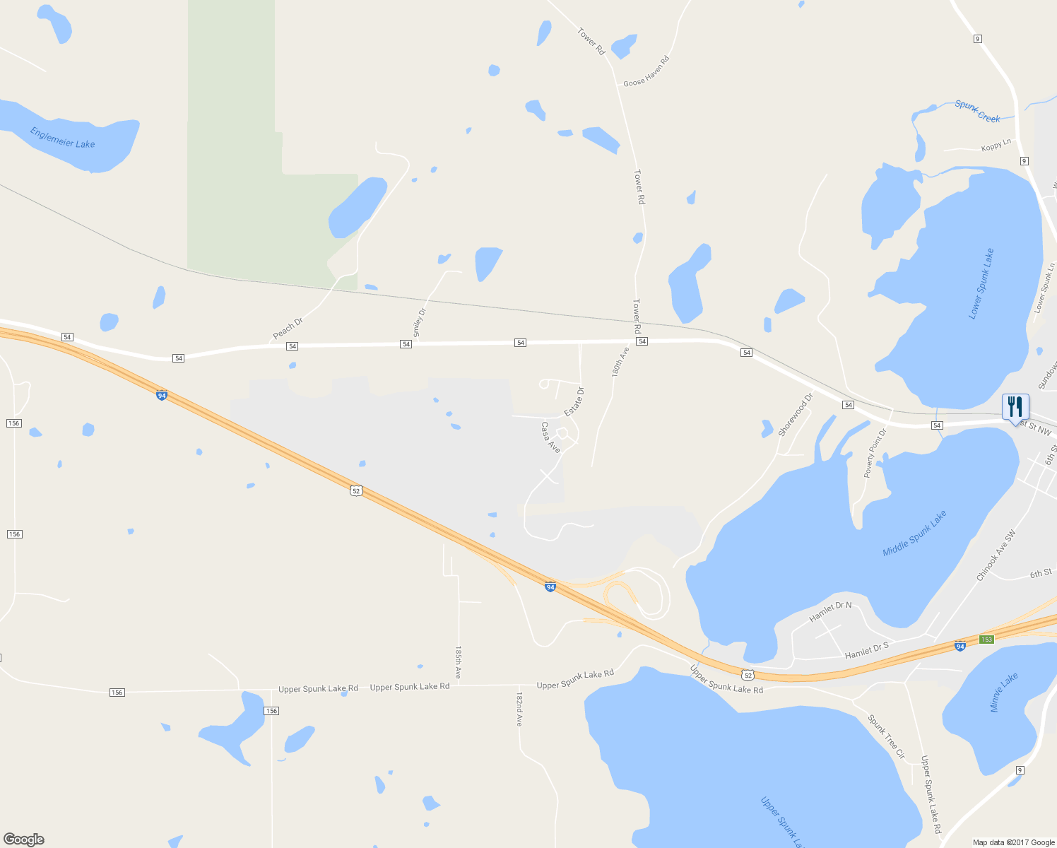 map of restaurants, bars, coffee shops, grocery stores, and more near 305 Estate Drive in Avon