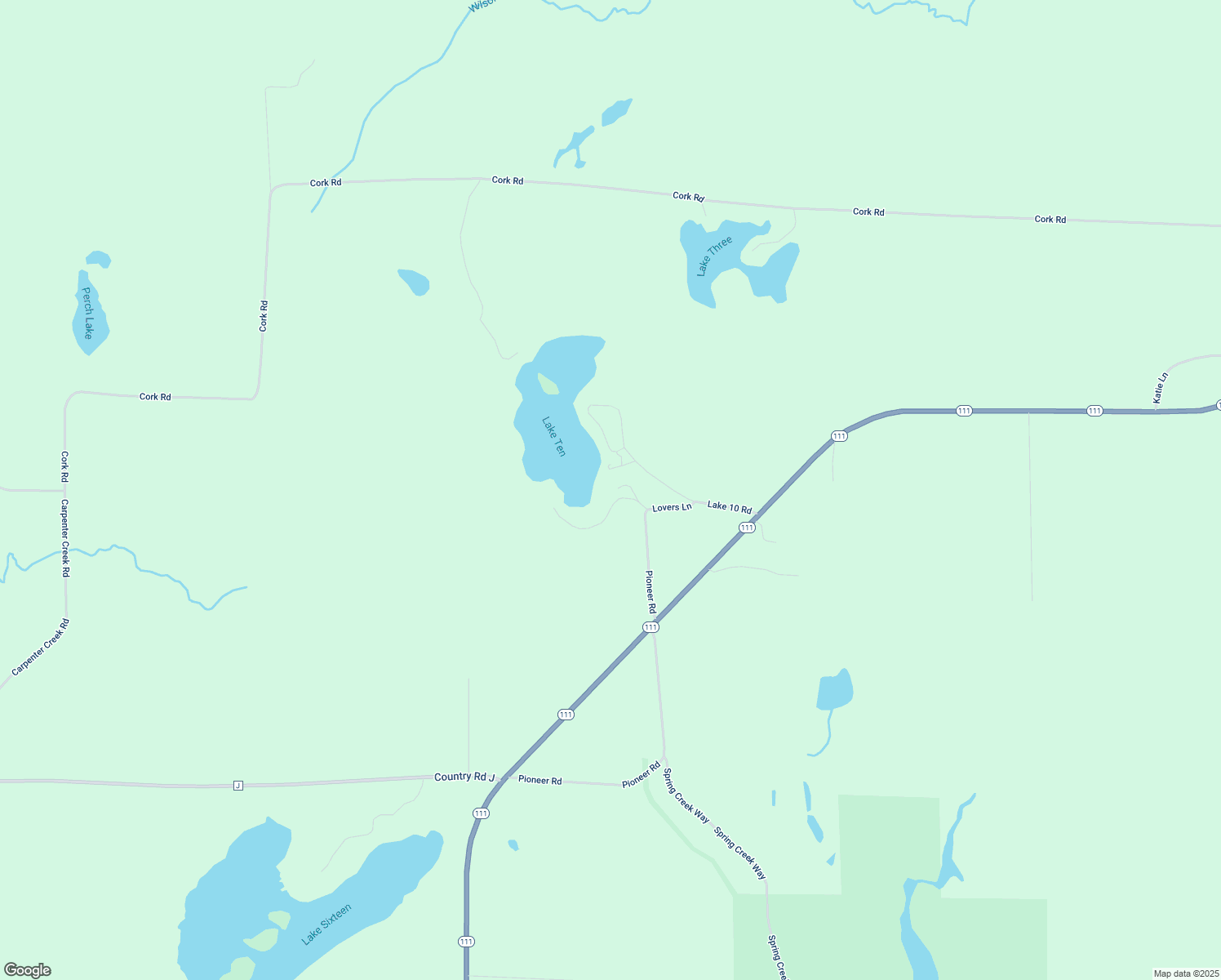 map of restaurants, bars, coffee shops, grocery stores, and more near W8330 Lovers Lane in Phillips