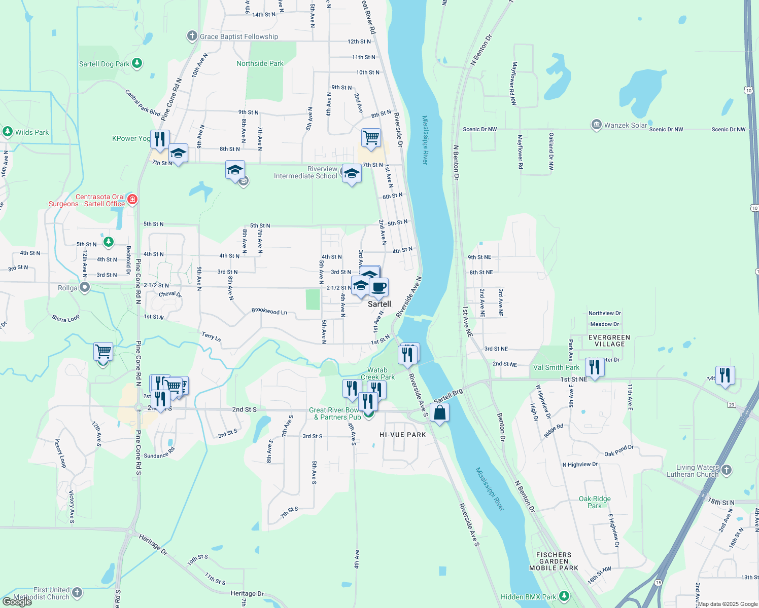 Sartell MN Walk Score