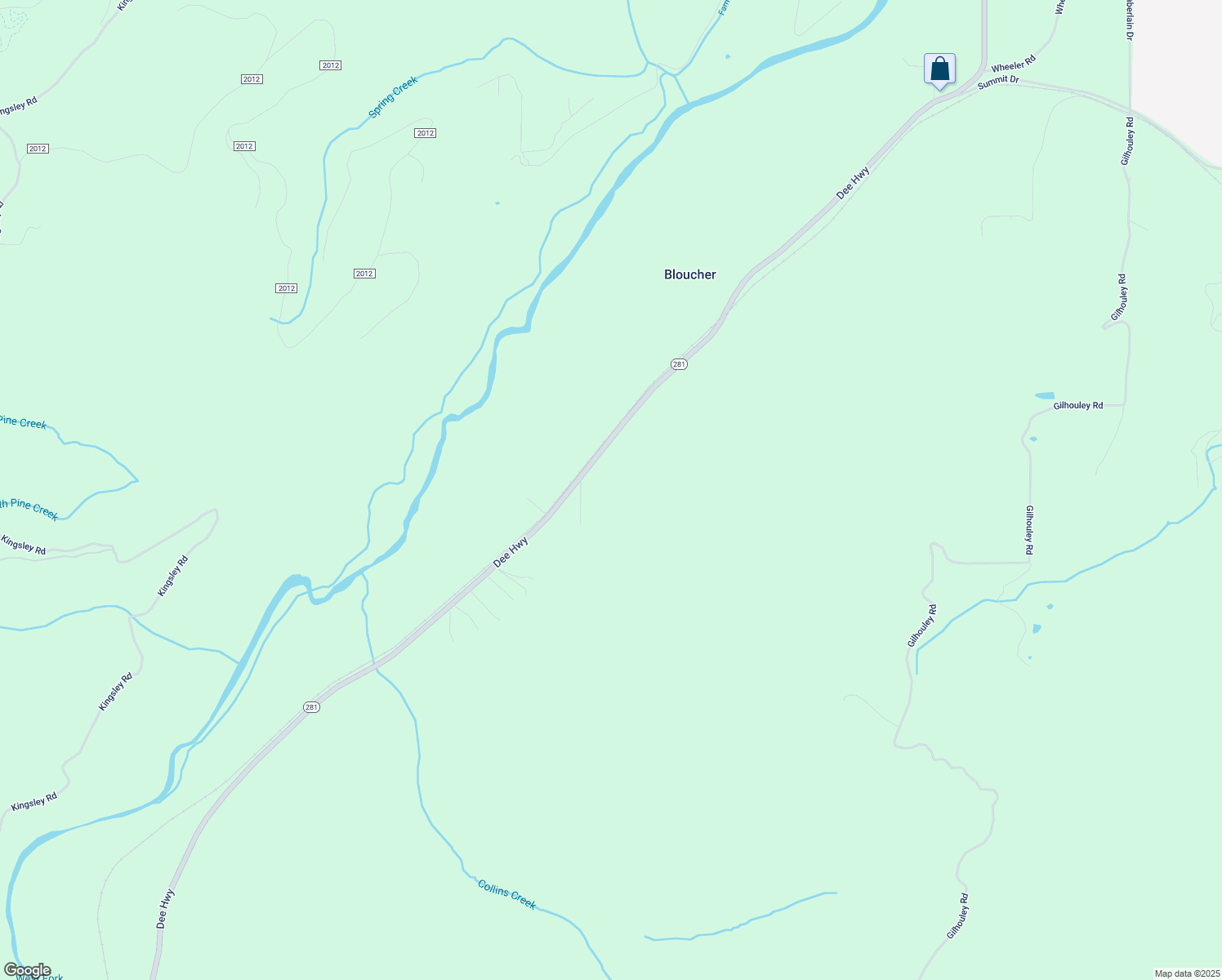 map of restaurants, bars, coffee shops, grocery stores, and more near 3311 James Road in Hood River