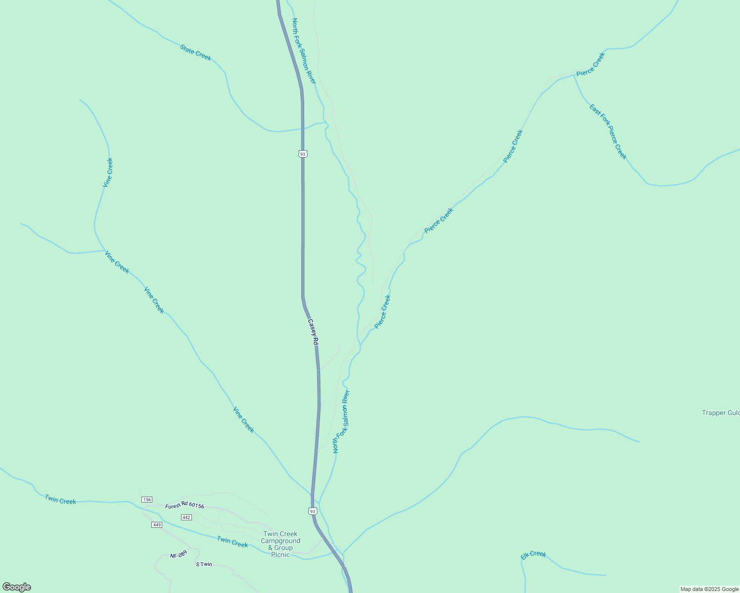 map of restaurants, bars, coffee shops, grocery stores, and more near Unnamed Road in Gibbonsville