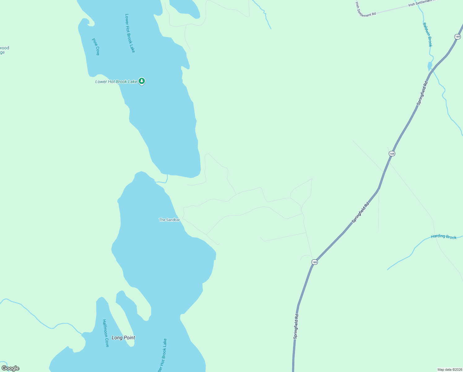map of restaurants, bars, coffee shops, grocery stores, and more near Lower Lake Road in Danforth