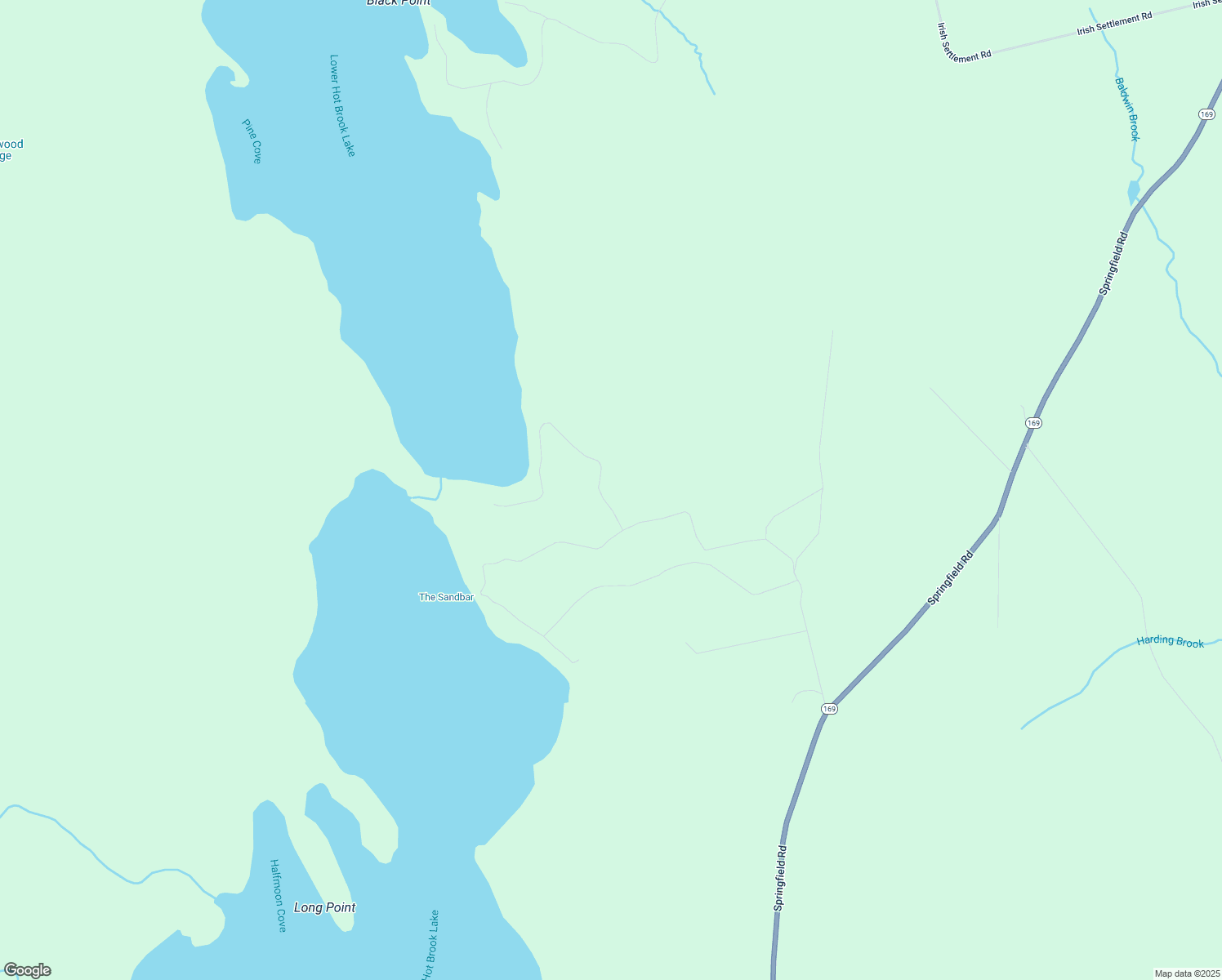 map of restaurants, bars, coffee shops, grocery stores, and more near Toupin Mountain Road in Danforth