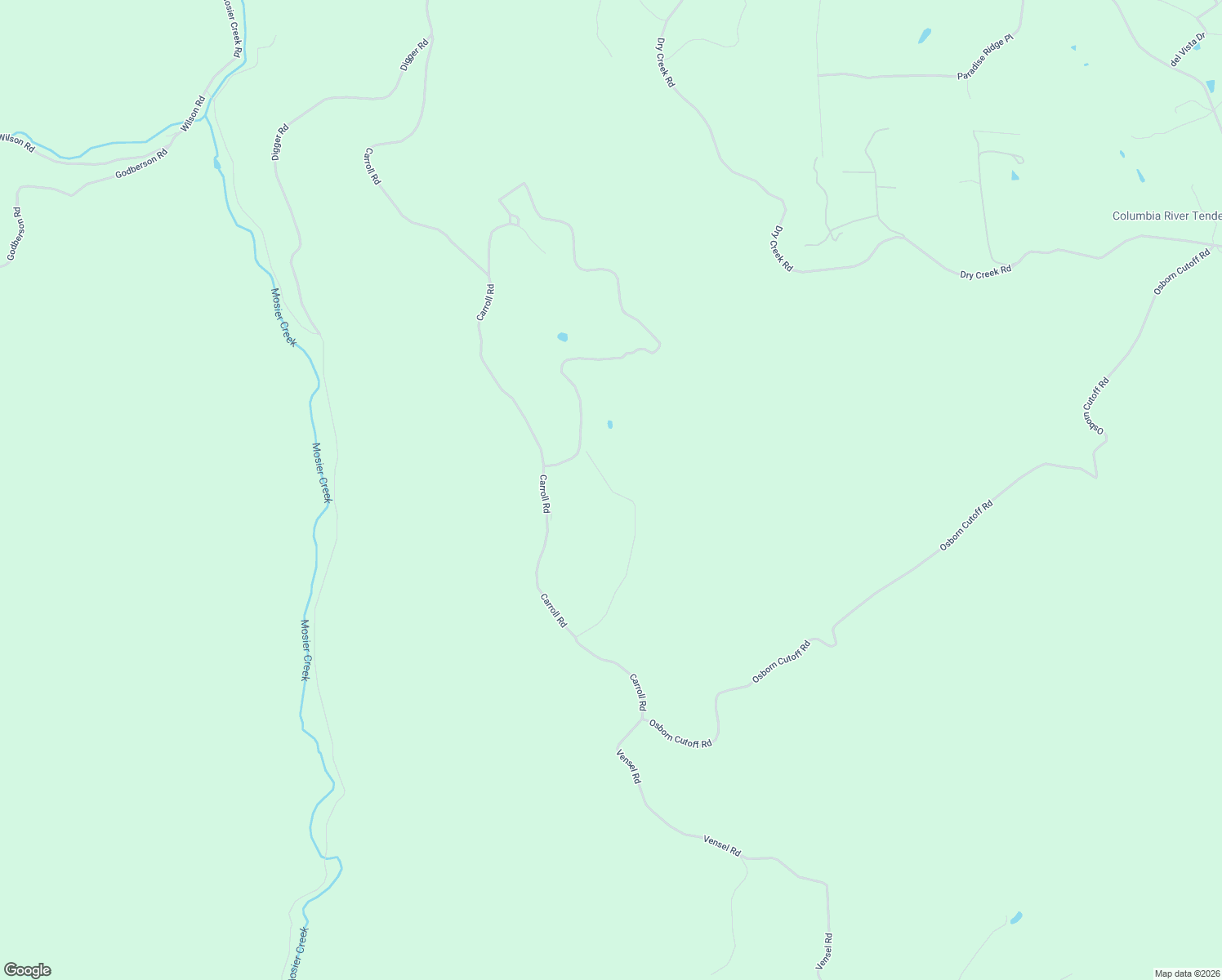 map of restaurants, bars, coffee shops, grocery stores, and more near 2520 Carroll Road in Mosier