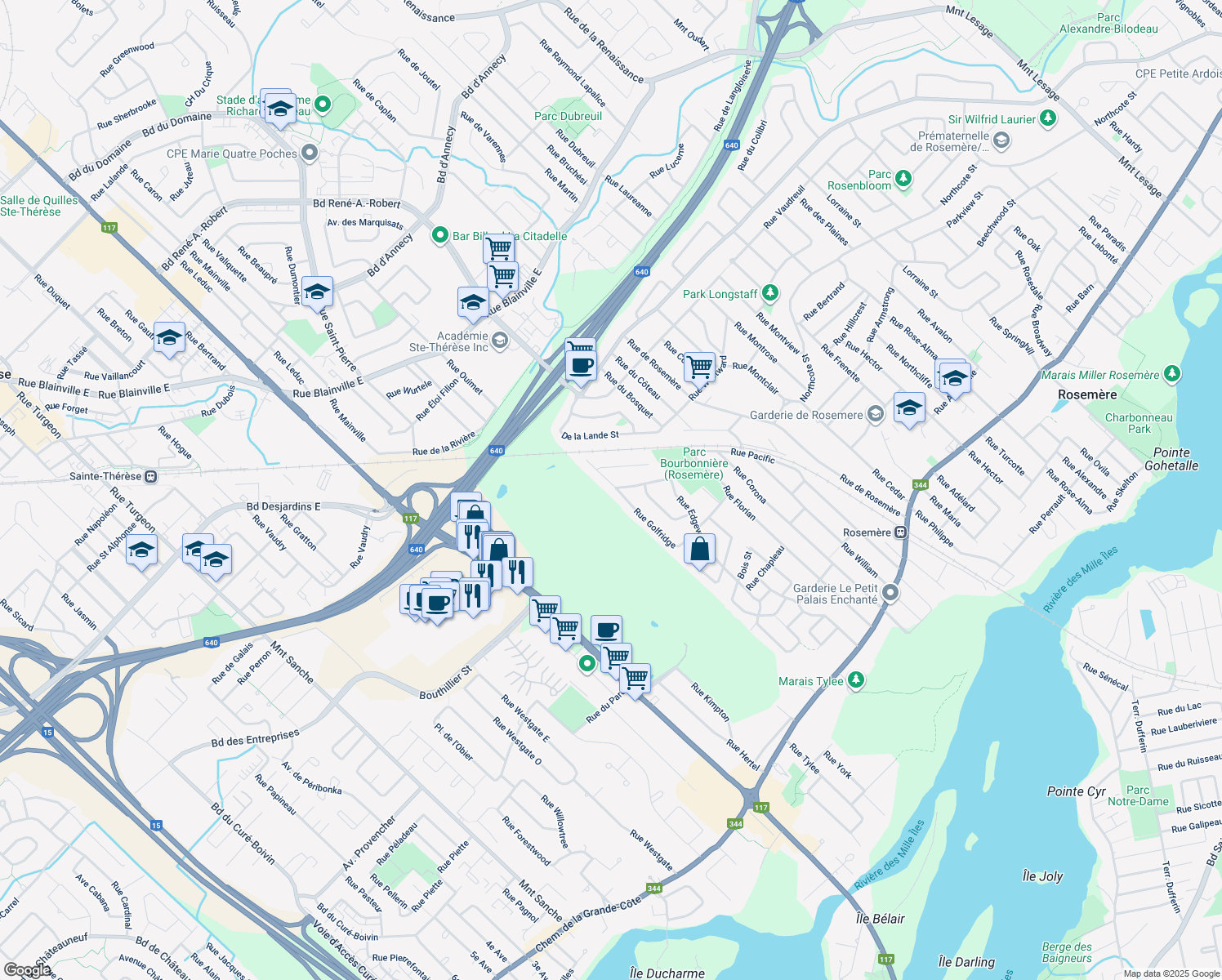 347 Rue Golfridge, Rosemère QC Walk Score