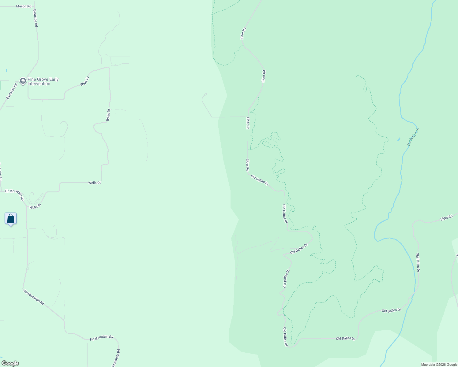 map of restaurants, bars, coffee shops, grocery stores, and more near 2300 Elder Road in Hood River