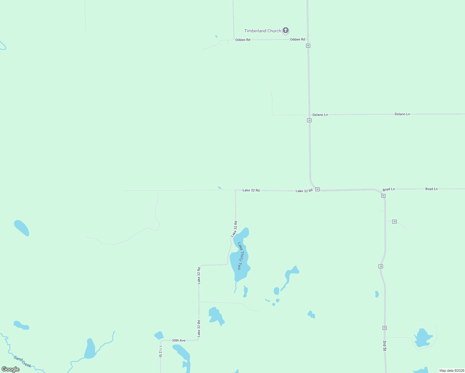 map of restaurants, bars, coffee shops, grocery stores, and more near 2608 Madison Lane in Barronett