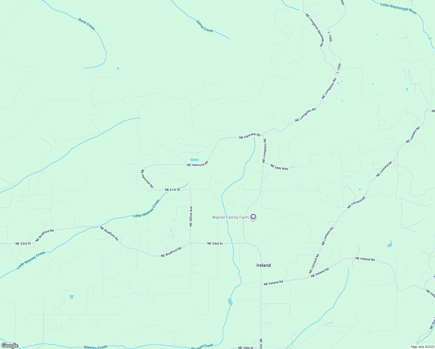 map of restaurants, bars, coffee shops, grocery stores, and more near 28420 Northeast 61st Street in Camas