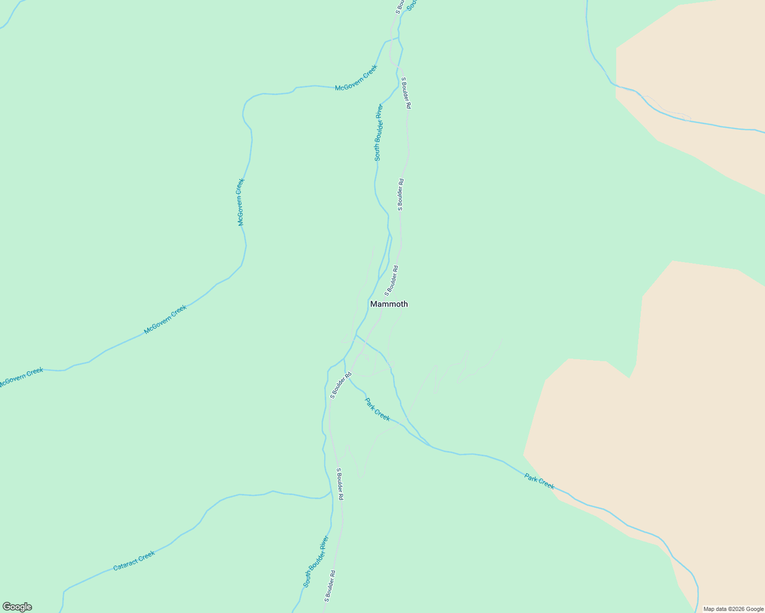 map of restaurants, bars, coffee shops, grocery stores, and more near 1053 South Boulder Road in Cardwell