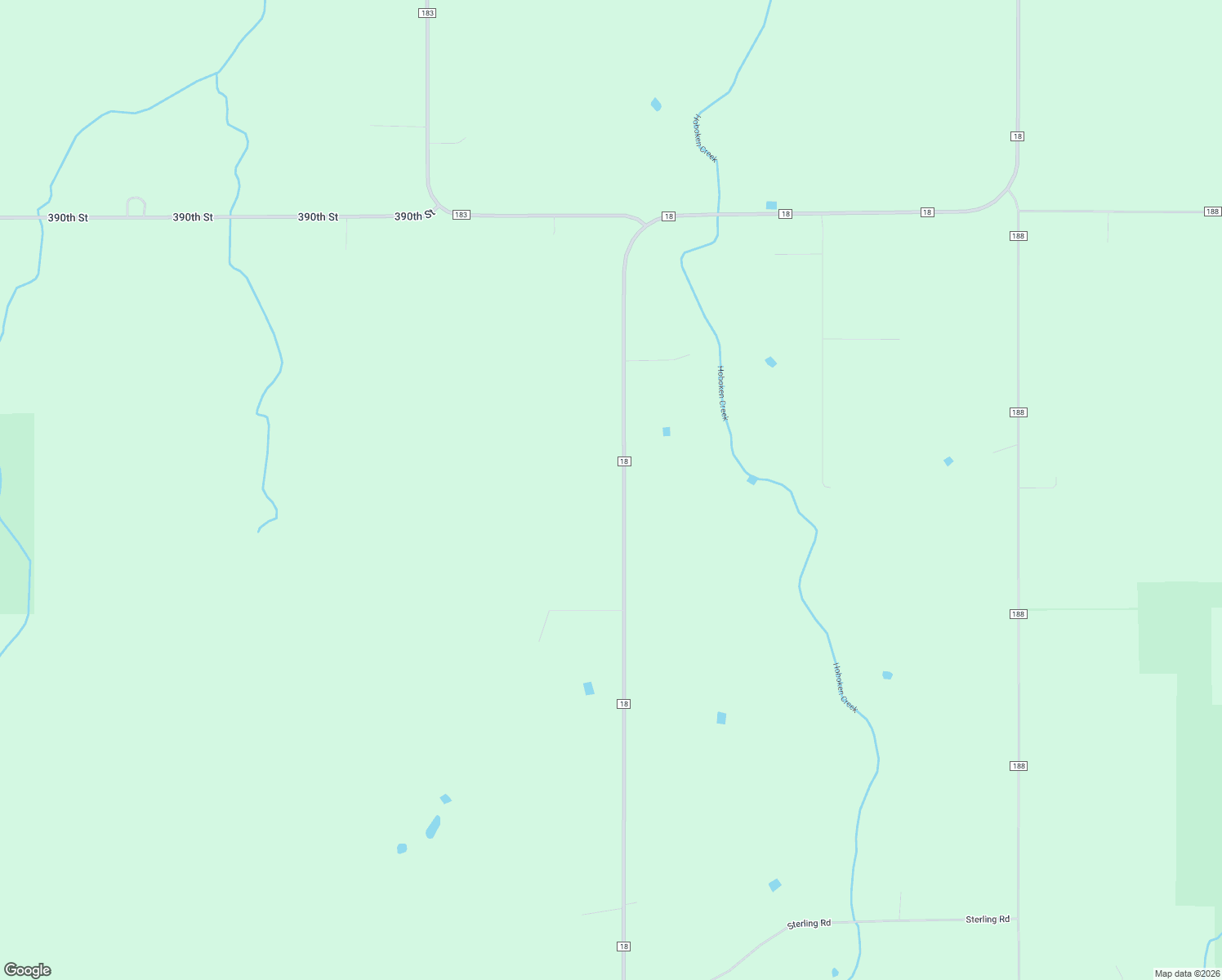 map of restaurants, bars, coffee shops, grocery stores, and more near 38329 County Highway 18 in Sauk Centre