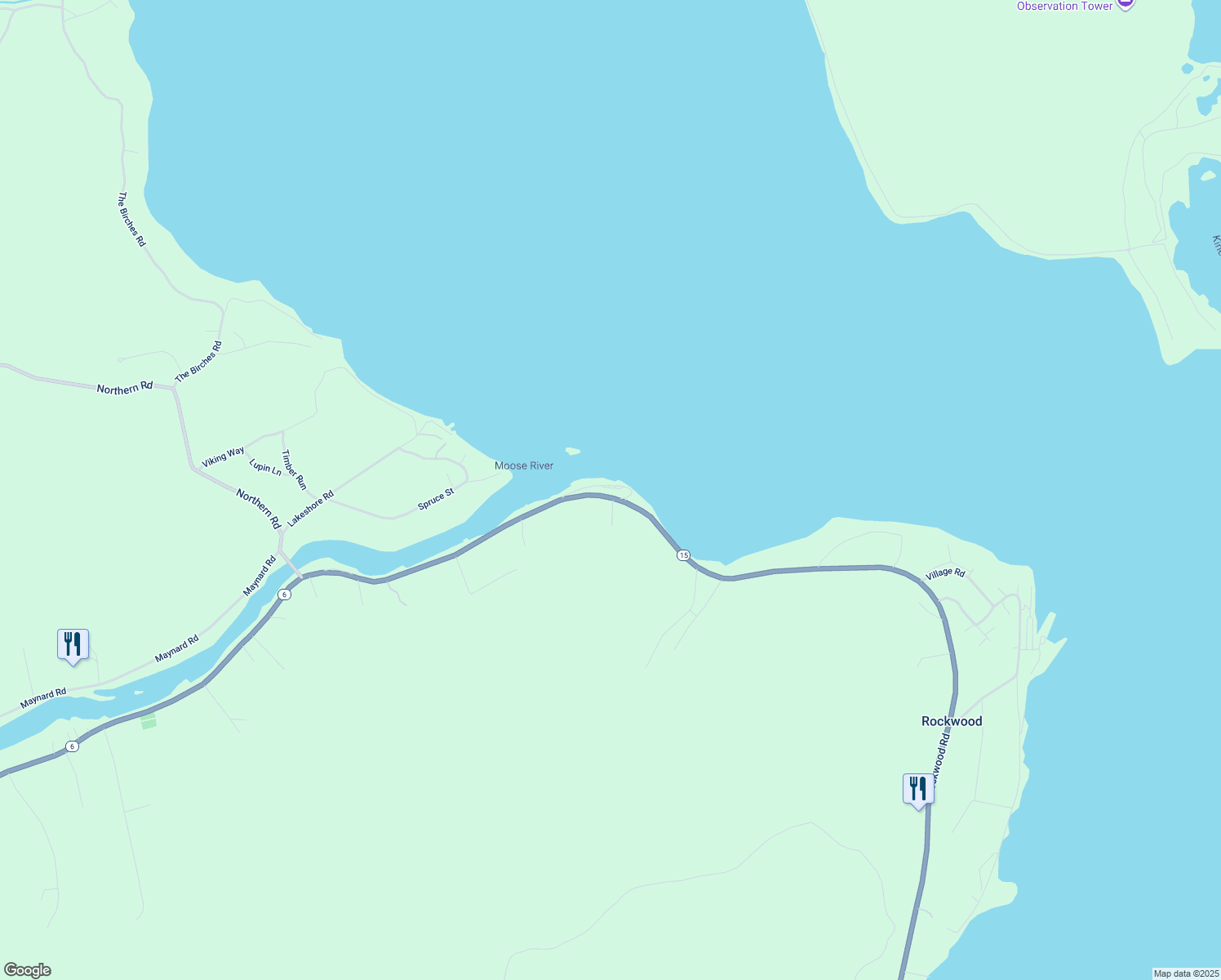 map of restaurants, bars, coffee shops, grocery stores, and more near 41 Cottage Lane in Rockwood