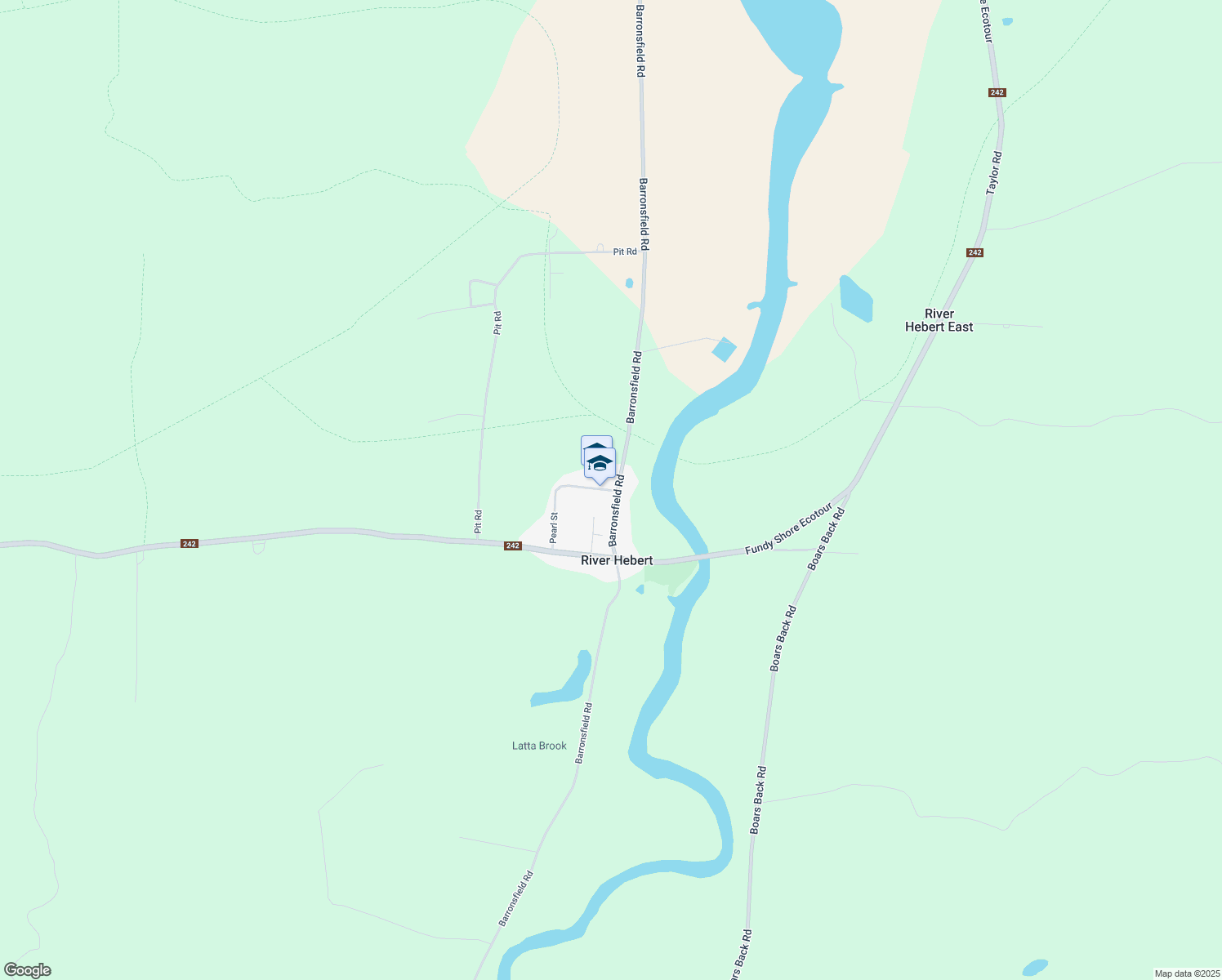 map of restaurants, bars, coffee shops, grocery stores, and more near 183 Pearl St in River Hebert