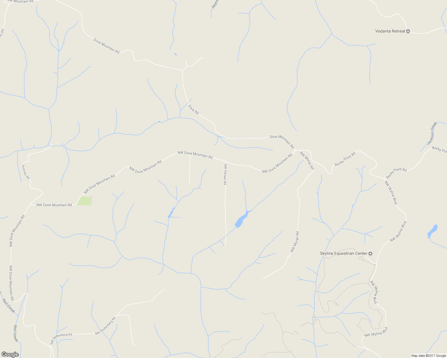 map of restaurants, bars, coffee shops, grocery stores, and more near 24275 Northwest Hansen Road in North Plains