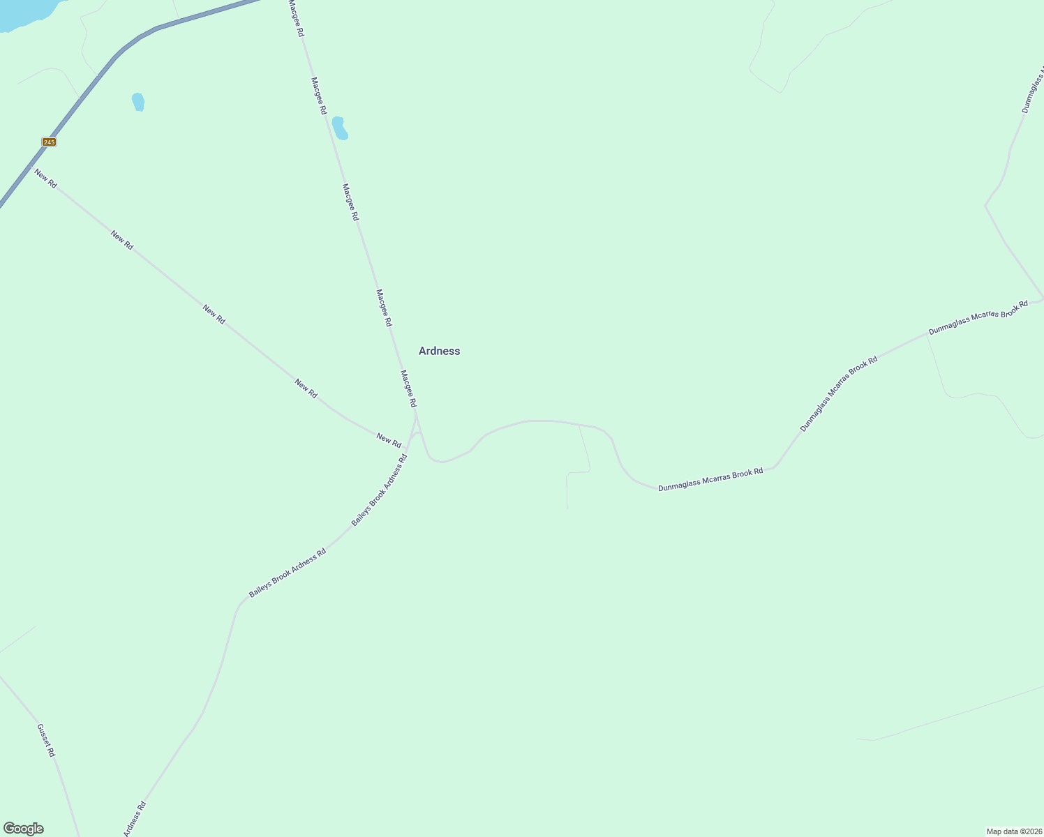 map of restaurants, bars, coffee shops, grocery stores, and more near 1145 Dunmaglass Road in Merigomish