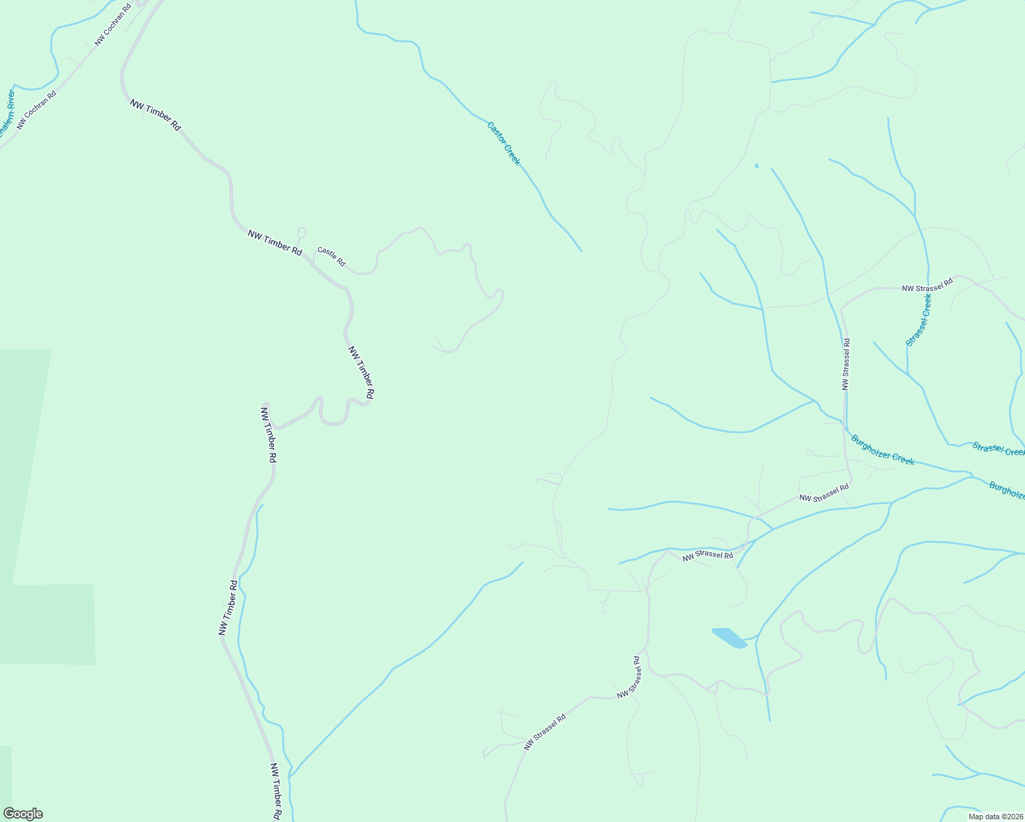 map of restaurants, bars, coffee shops, grocery stores, and more near 24910 Northwest Ridge Road in Forest Grove