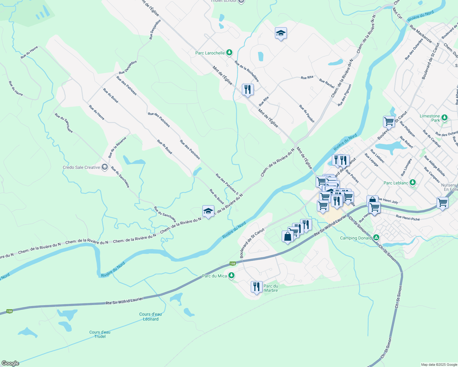 109 Rue des Patriotes Sud, SaintColomban QC Walk Score