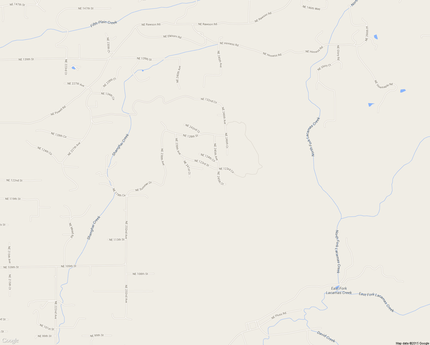 map of restaurants, bars, coffee shops, grocery stores, and more near 12208 NE 245th Ct in Brush Prairie