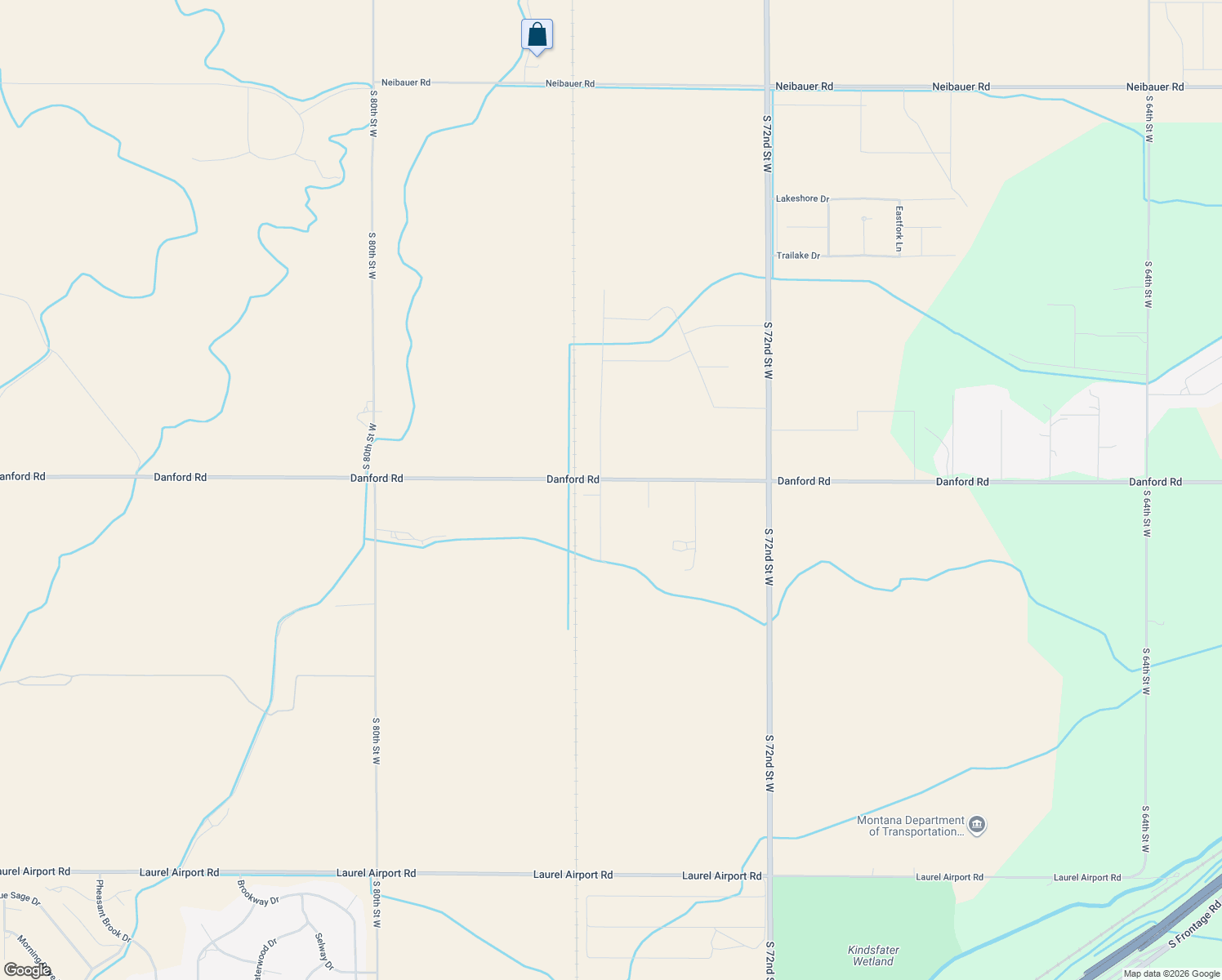 map of restaurants, bars, coffee shops, grocery stores, and more near 3215 Evening Star Road in Billings