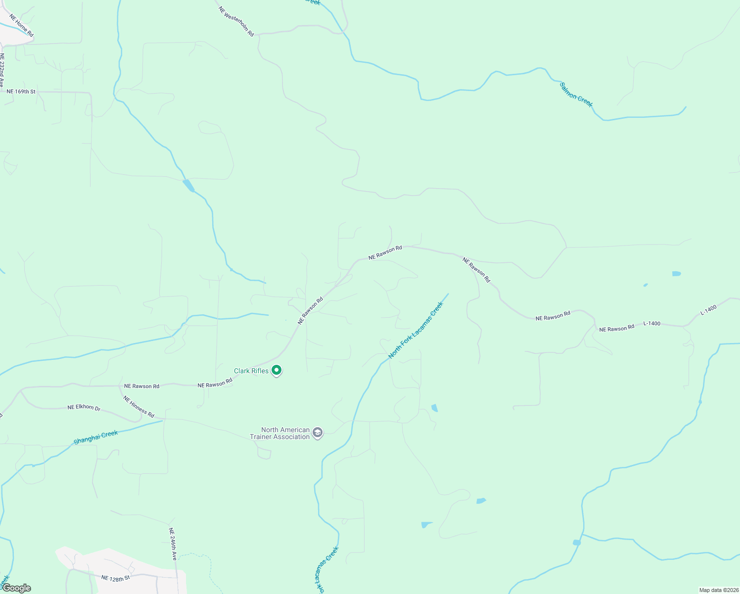 map of restaurants, bars, coffee shops, grocery stores, and more near 15114 Northeast Winsor Drive in Brush Prairie
