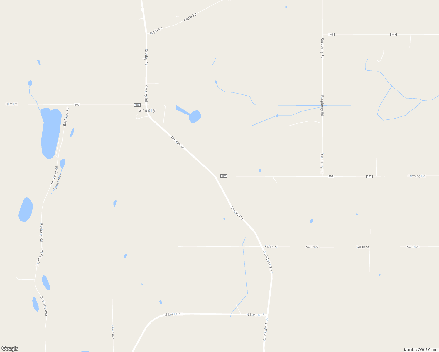 map of restaurants, bars, coffee shops, grocery stores, and more near 9567 Farming Road in Braham