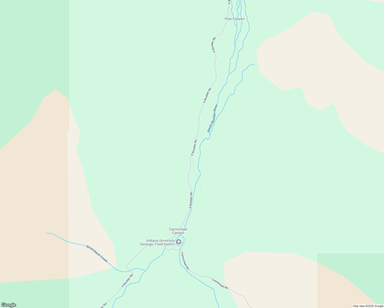 map of restaurants, bars, coffee shops, grocery stores, and more near 531 South Boulder Road in Cardwell