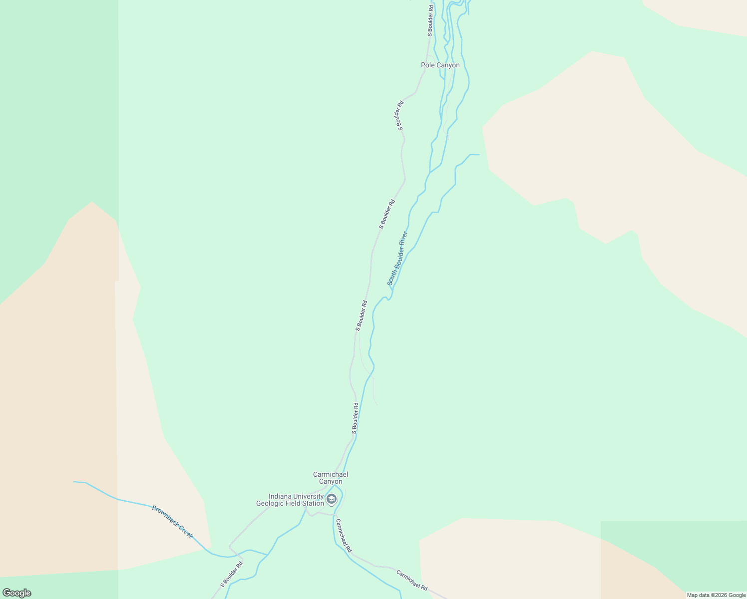 map of restaurants, bars, coffee shops, grocery stores, and more near 521 South Boulder Road in Cardwell