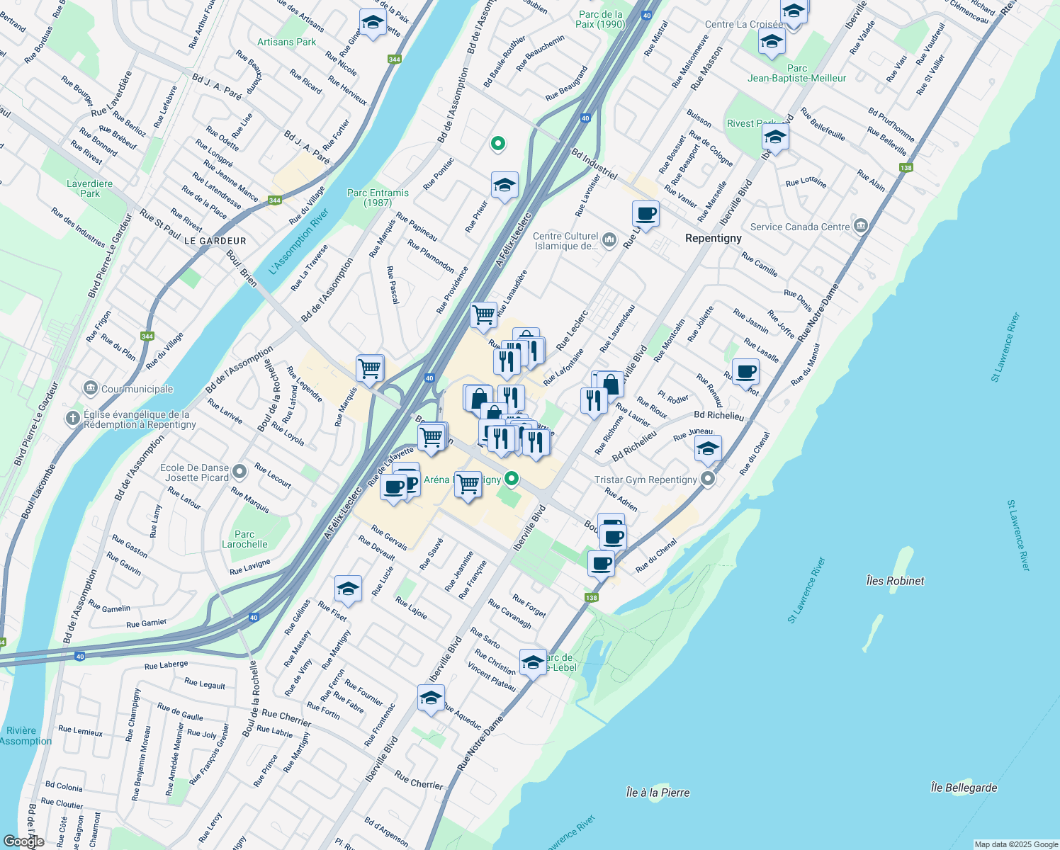 108 Rue Lamartine, Repentigny QC Walk Score