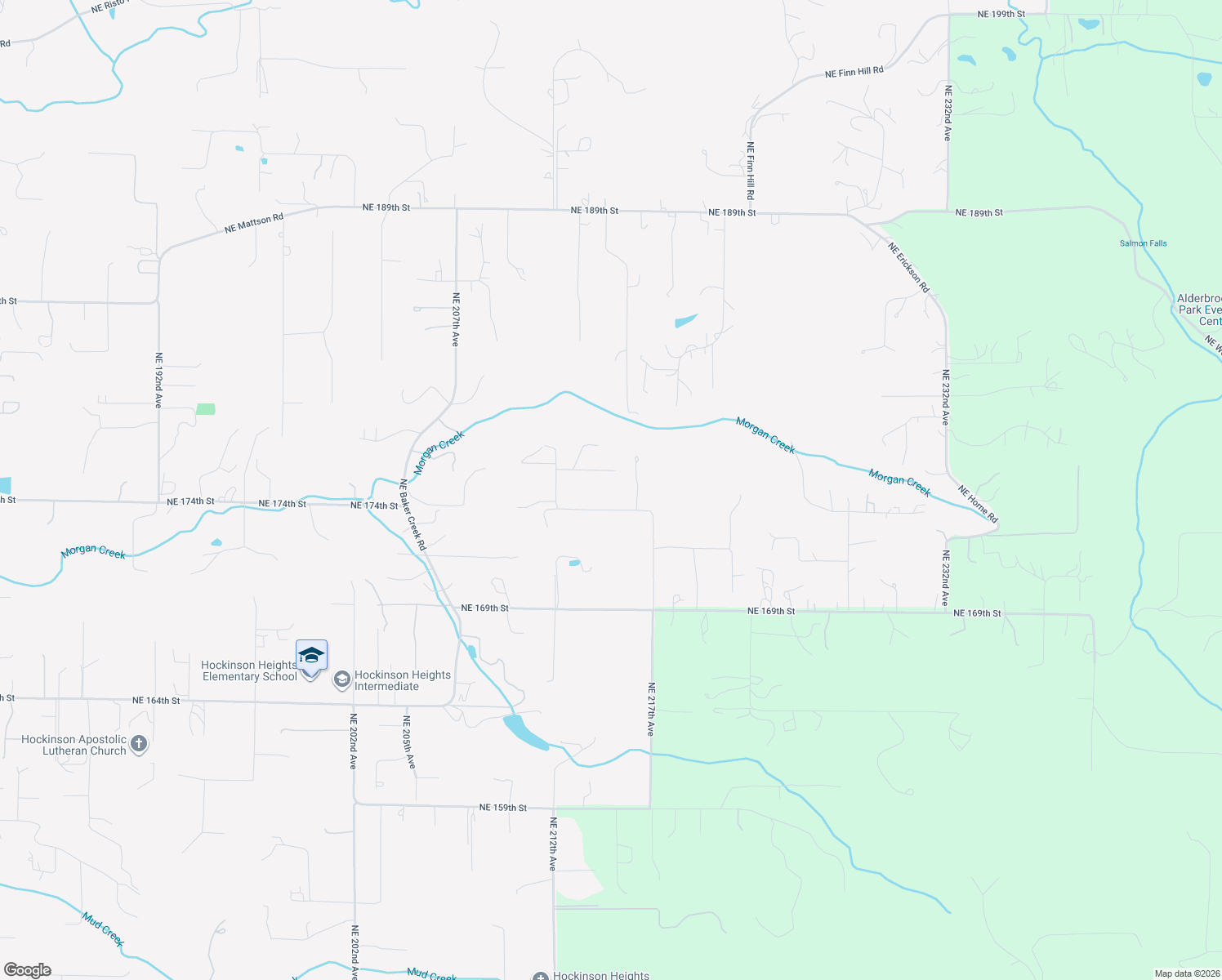 map of restaurants, bars, coffee shops, grocery stores, and more near 21414 Northeast 174th Street in Brush Prairie