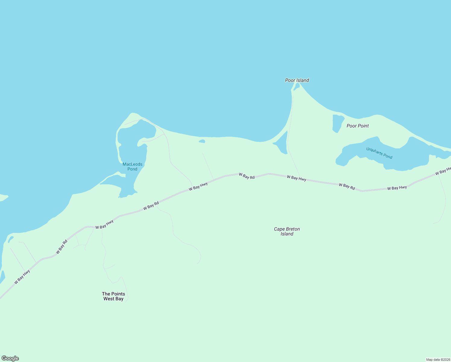 map of restaurants, bars, coffee shops, grocery stores, and more near West Bay Highway in Saint Peter's