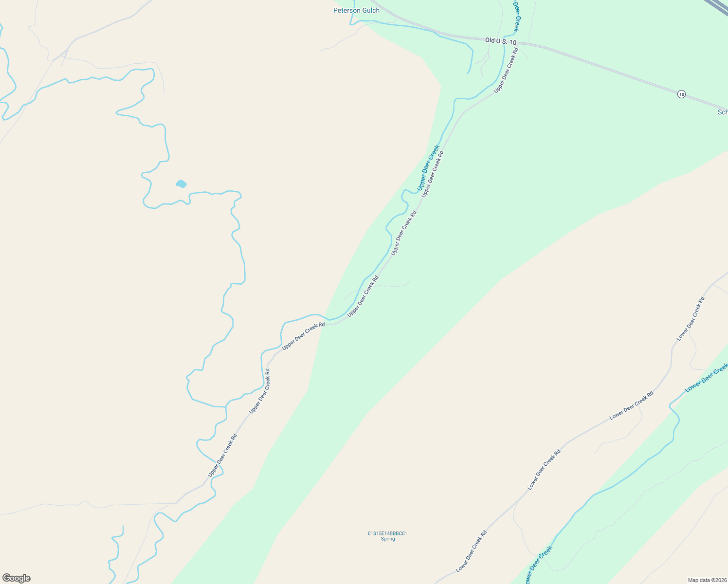 map of restaurants, bars, coffee shops, grocery stores, and more near 126 Upper Deer Creek Road in Big Timber