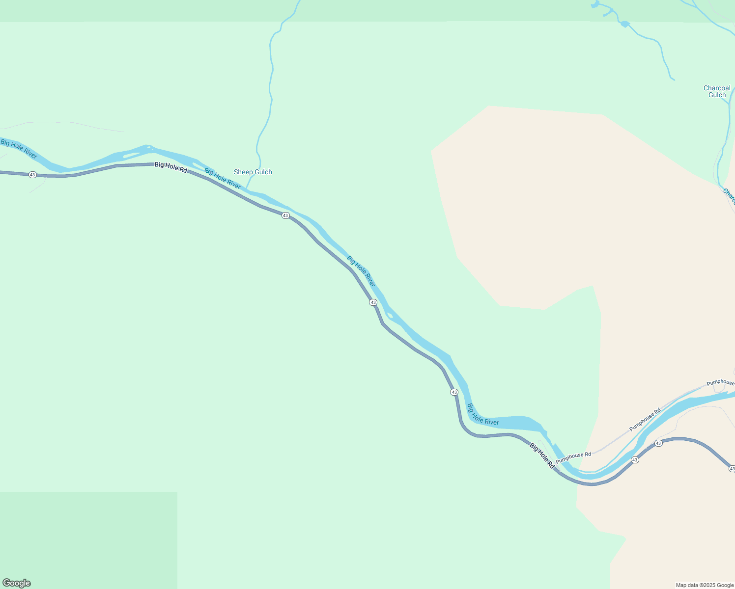 map of restaurants, bars, coffee shops, grocery stores, and more near Montana 43 in Butte