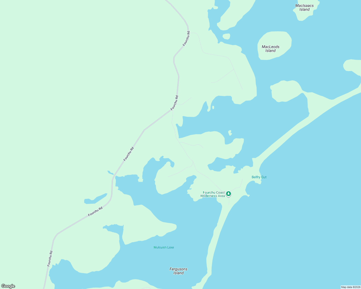 map of restaurants, bars, coffee shops, grocery stores, and more near 138 Belfry Road in Gabarus Lake