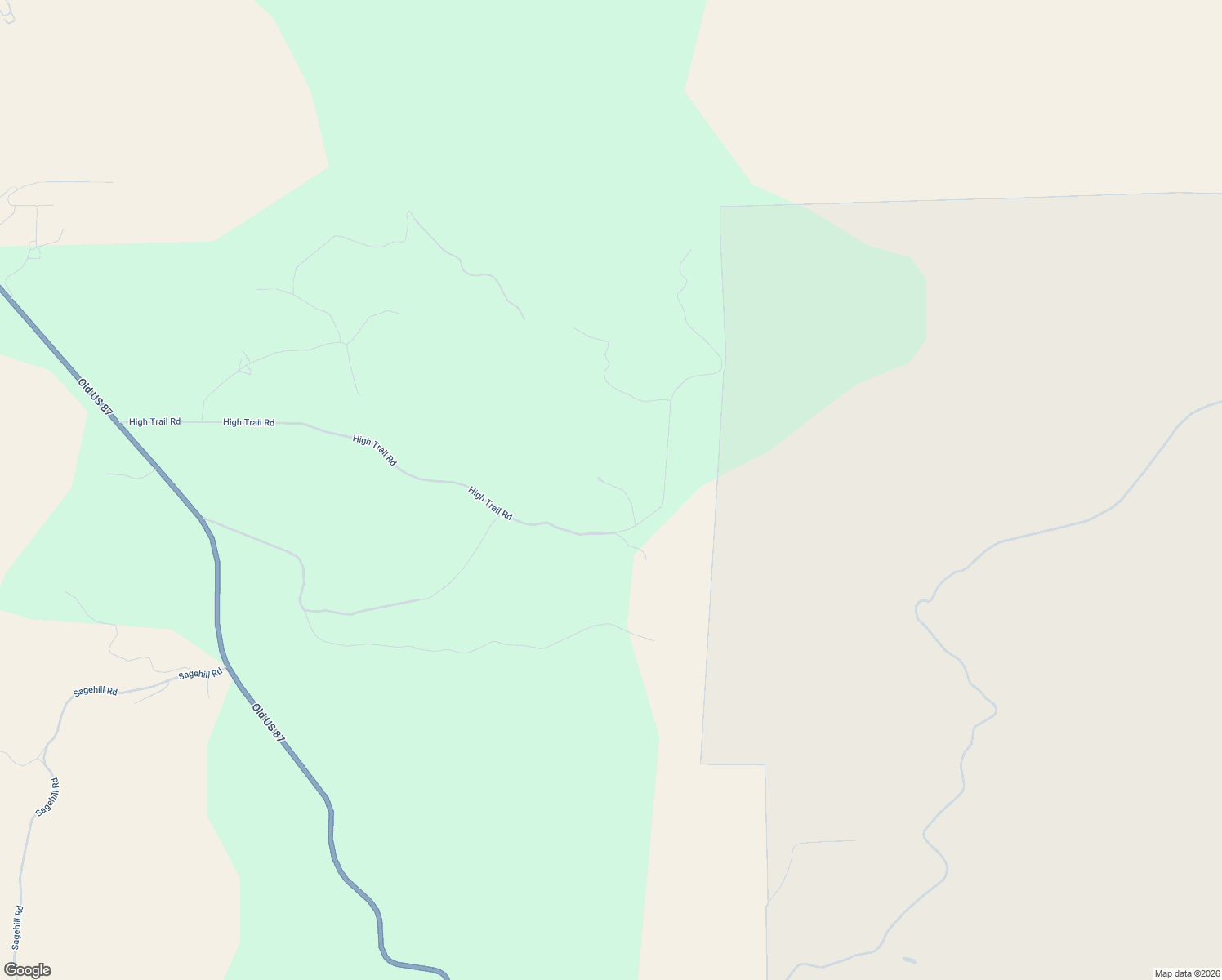 map of restaurants, bars, coffee shops, grocery stores, and more near 4545 High Trail Road in Billings