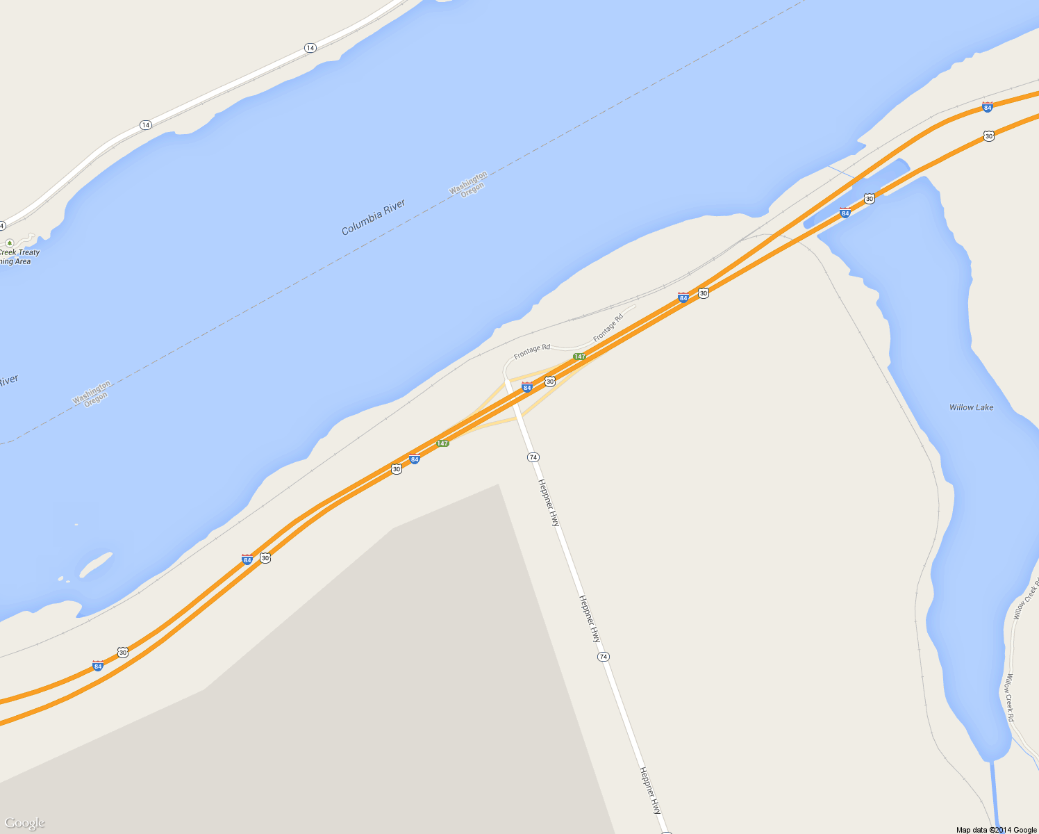 map of restaurants, bars, coffee shops, grocery stores, and more near 62886 Hwy 74 in Ione