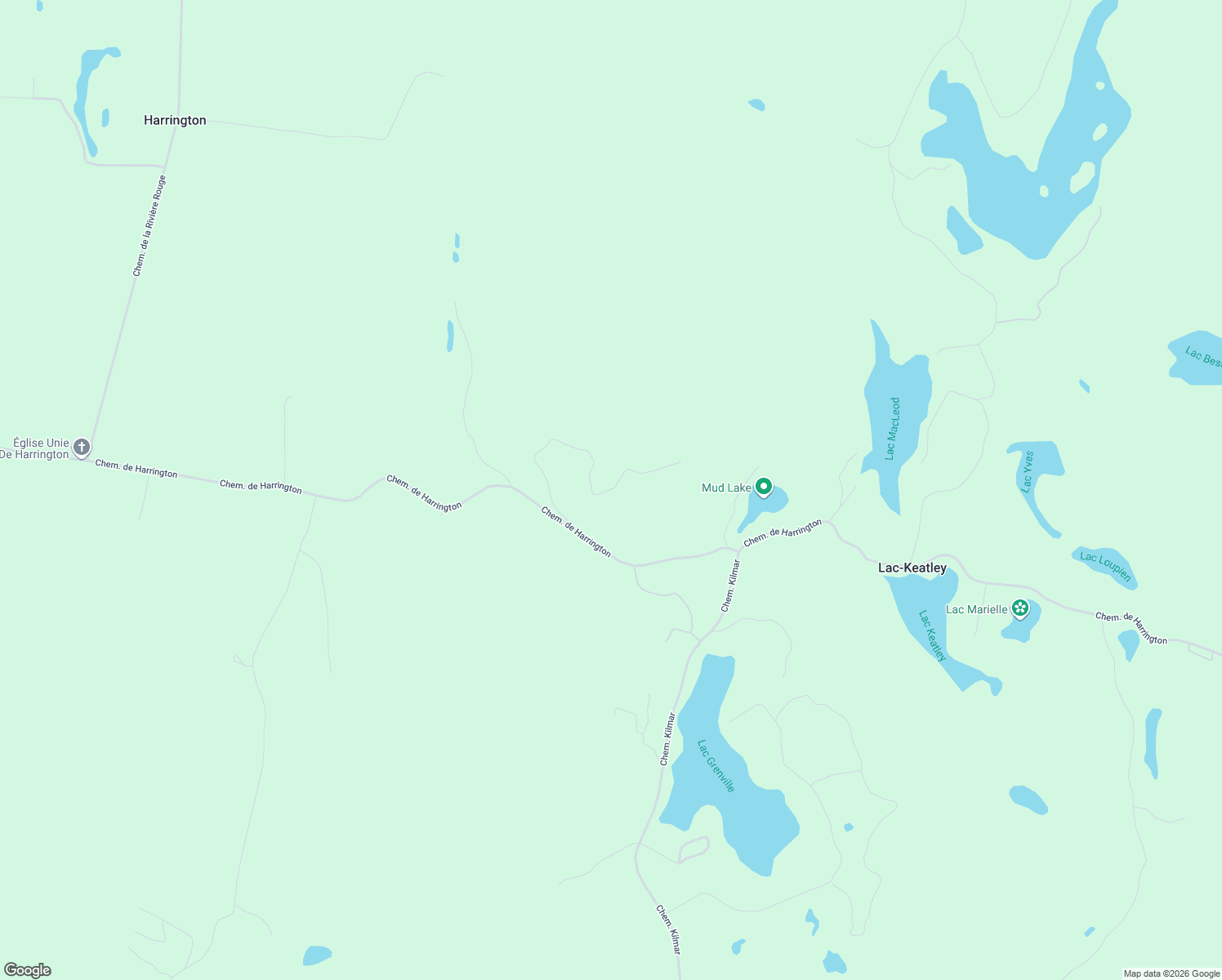 map of restaurants, bars, coffee shops, grocery stores, and more near Chemin du Sommet de la Vallée in Laurentides