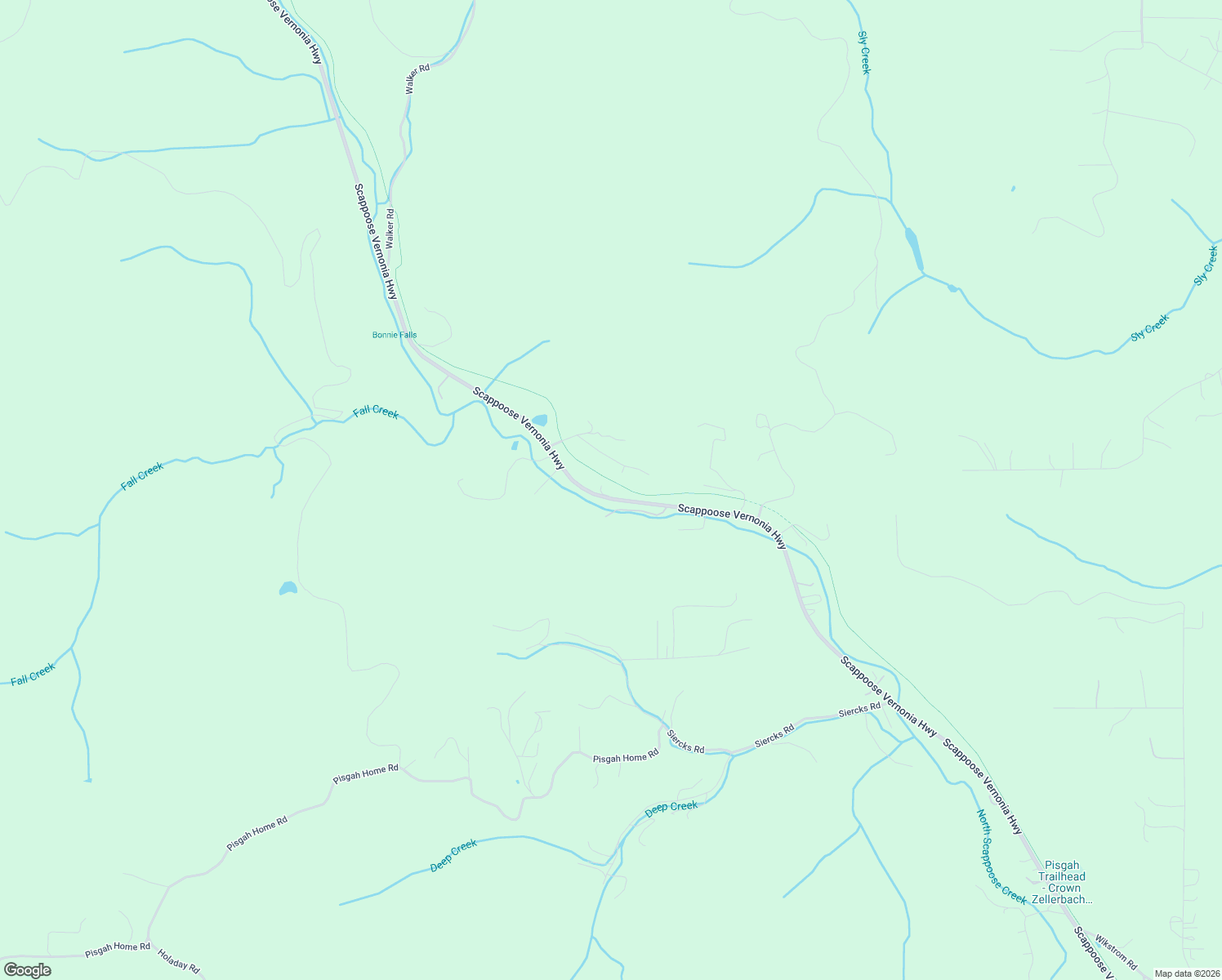 map of restaurants, bars, coffee shops, grocery stores, and more near 31261 Scappoose Vernonia Highway in Scappoose