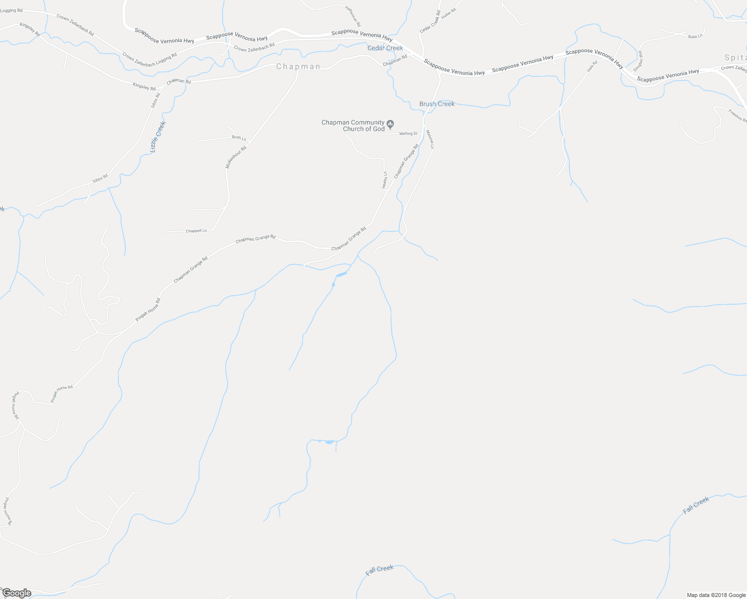 map of restaurants, bars, coffee shops, grocery stores, and more near 56348 Melonie Lane in Scappoose