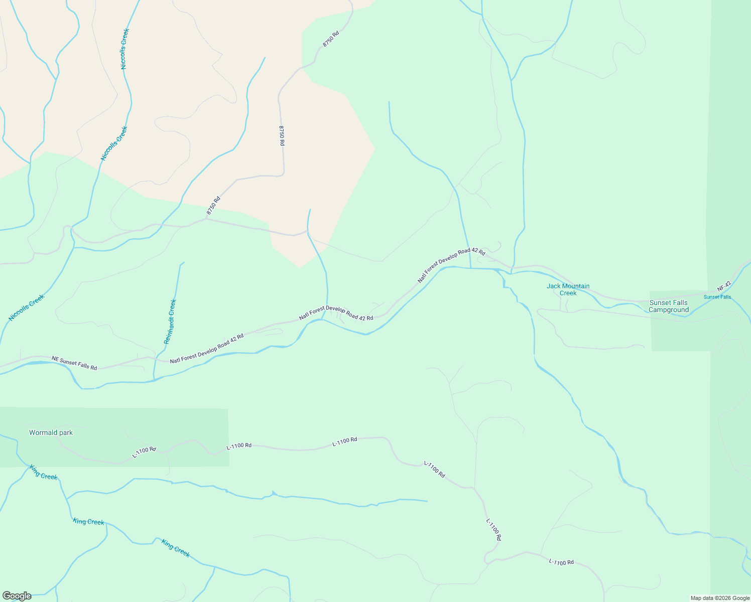 map of restaurants, bars, coffee shops, grocery stores, and more near 38220 NE Sunset Falls Rd in Yacolt