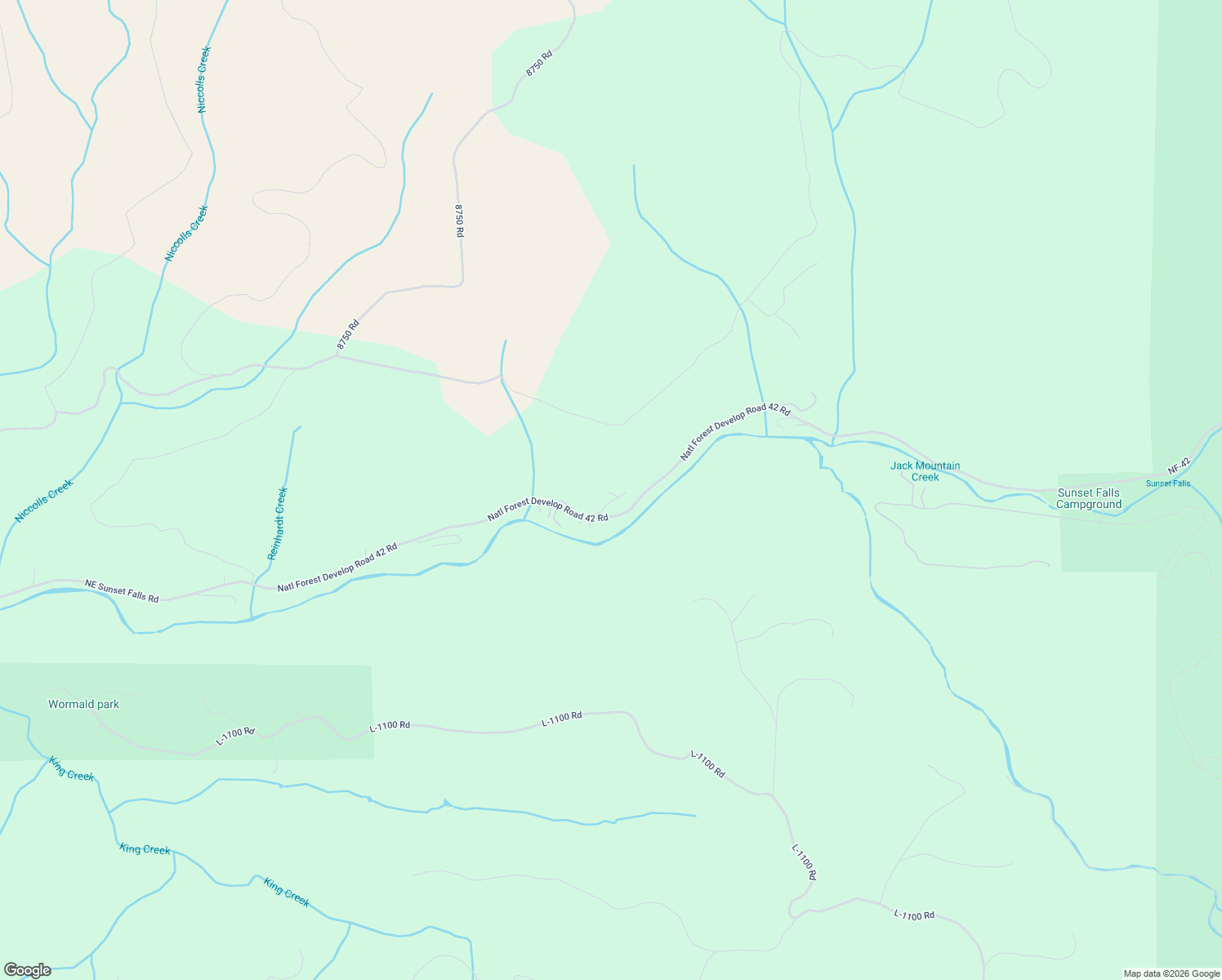 map of restaurants, bars, coffee shops, grocery stores, and more near 38220 Northeast Sunset Falls Road in Yacolt