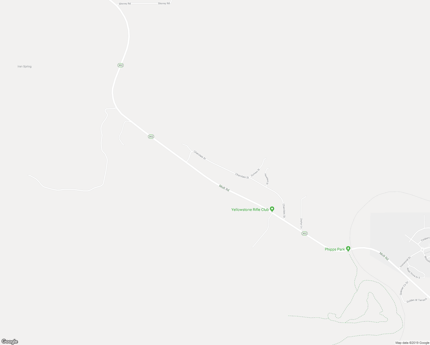 map of restaurants, bars, coffee shops, grocery stores, and more near 7541 Molt Road in Billings