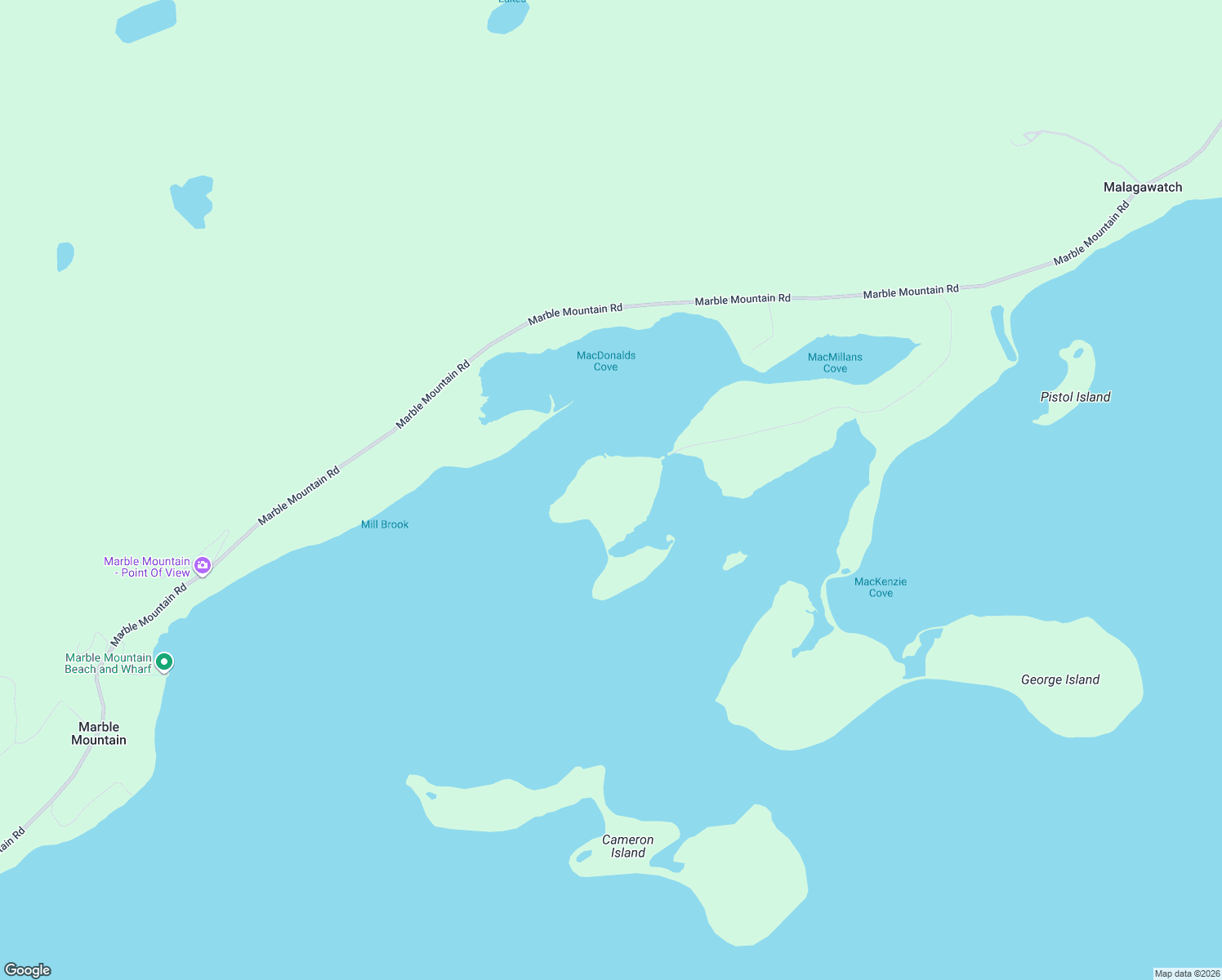 map of restaurants, bars, coffee shops, grocery stores, and more near 364 6012 Road in River Denys