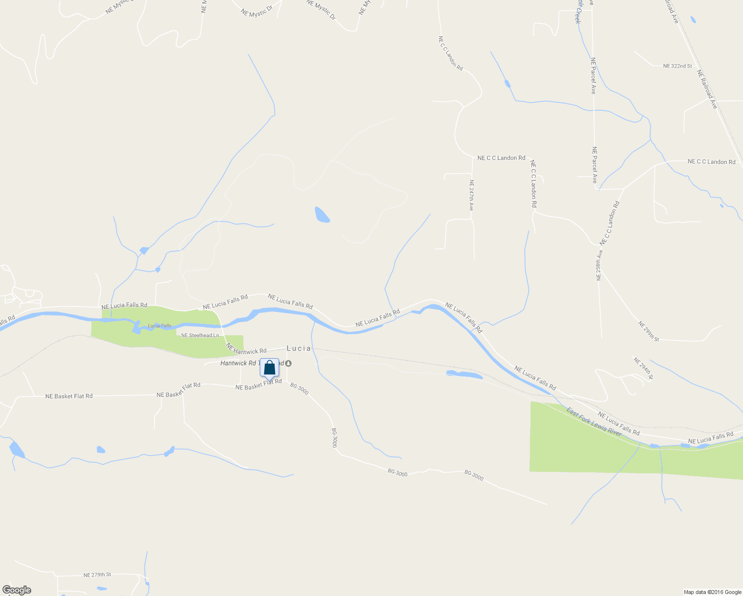 map of restaurants, bars, coffee shops, grocery stores, and more near 23800 Northeast Lucia Falls Road in Yacolt