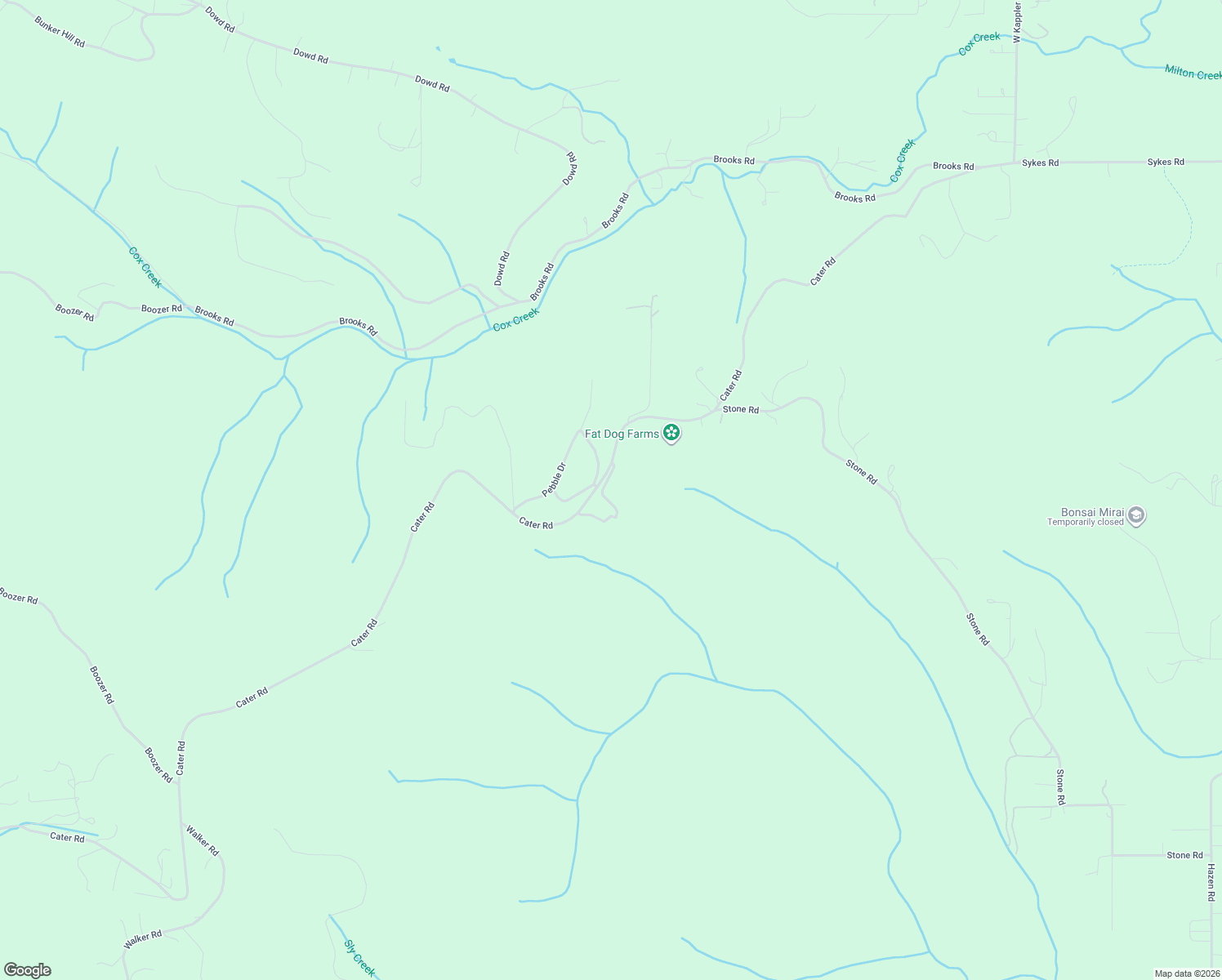 map of restaurants, bars, coffee shops, grocery stores, and more near 31924 Cater Road in Warren