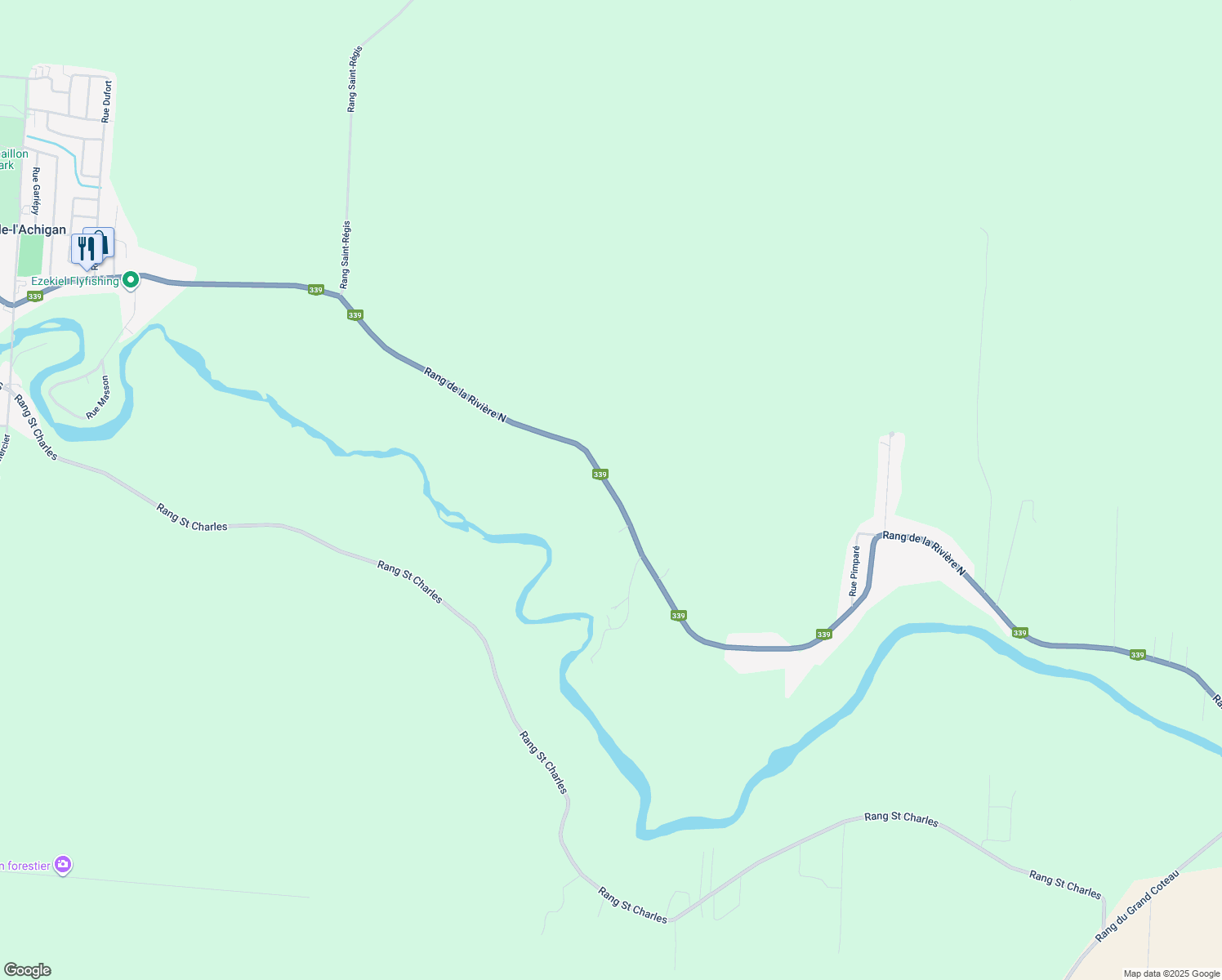 Rang de la Rivière Nord, SaintRochdel'Achigan QC Walk Score