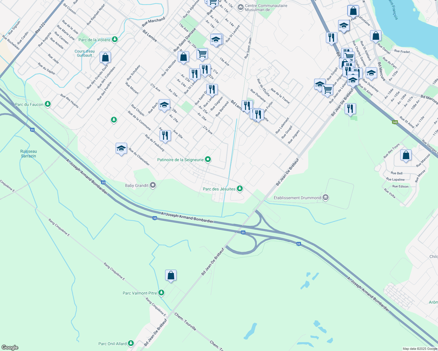 2910 Rue de la Commune, Drummondville QC Walk Score