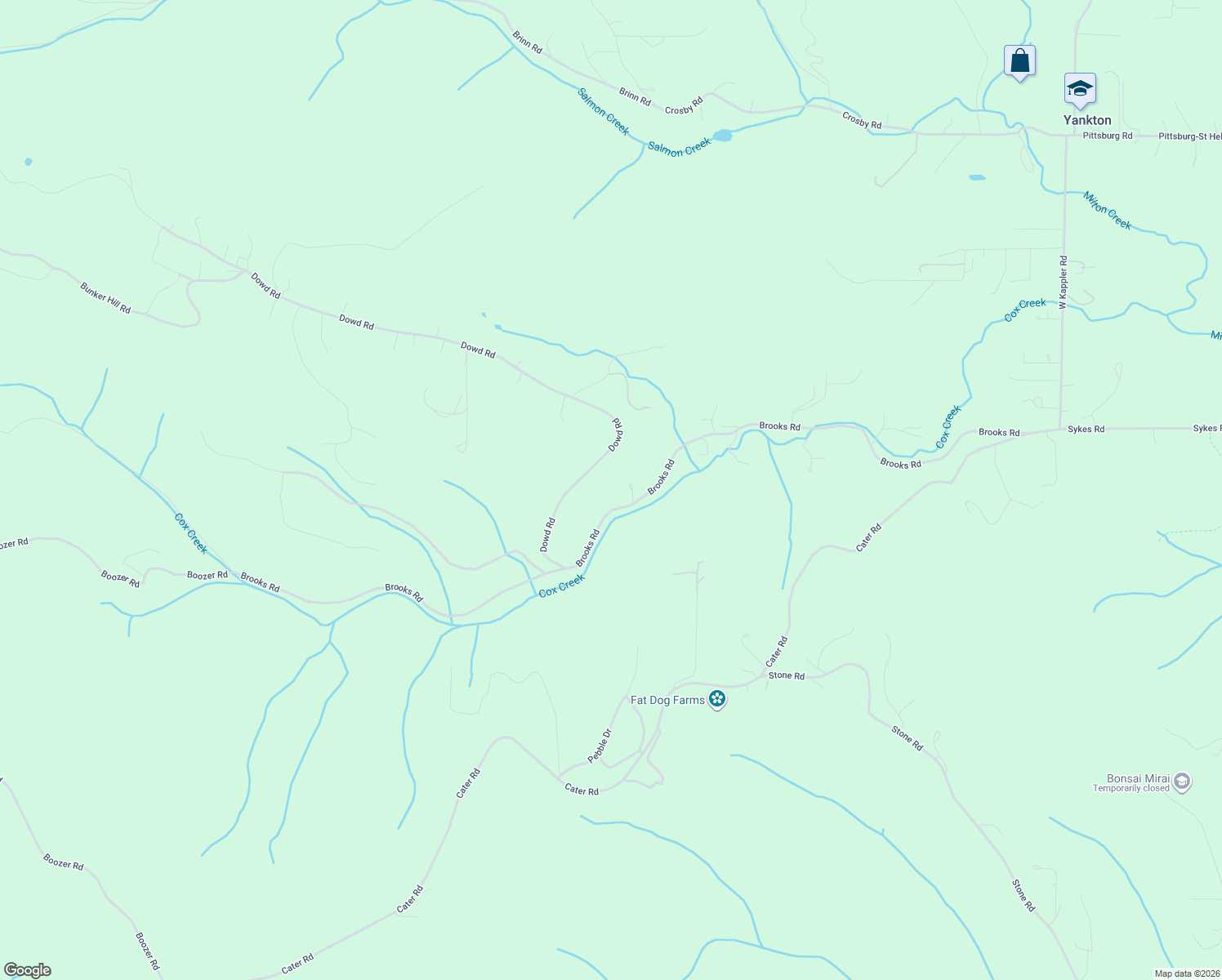 map of restaurants, bars, coffee shops, grocery stores, and more near 31917 Brooks Road in St. Helens