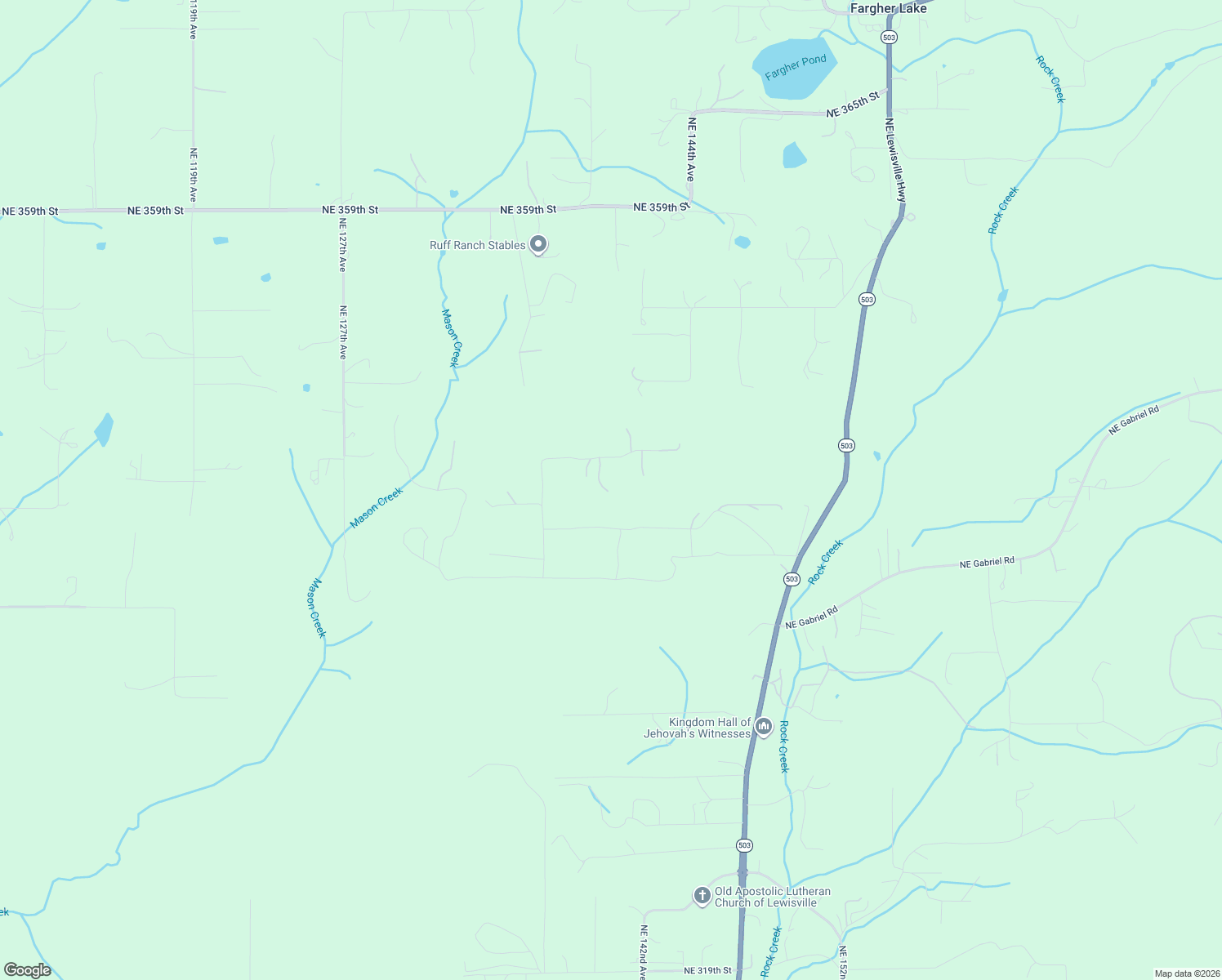 map of restaurants, bars, coffee shops, grocery stores, and more near 14011 Northeast 346th Street in Battle Ground
