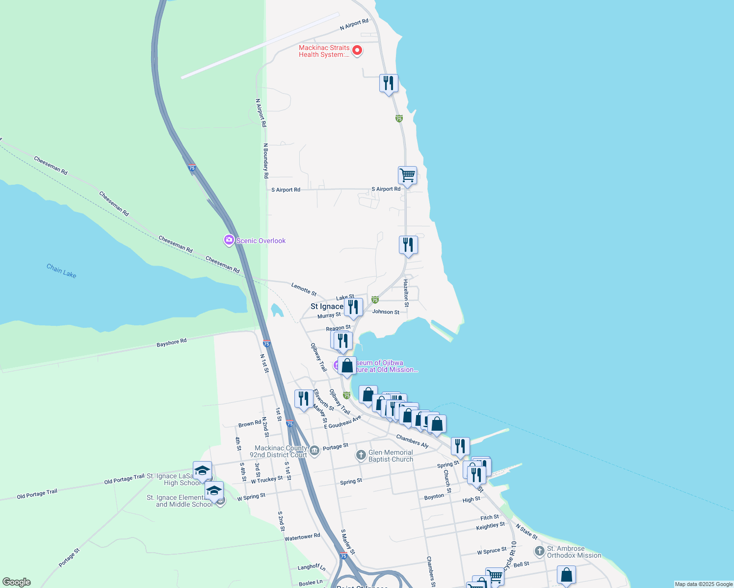 State A Street, Saint Ignace MI Walk Score