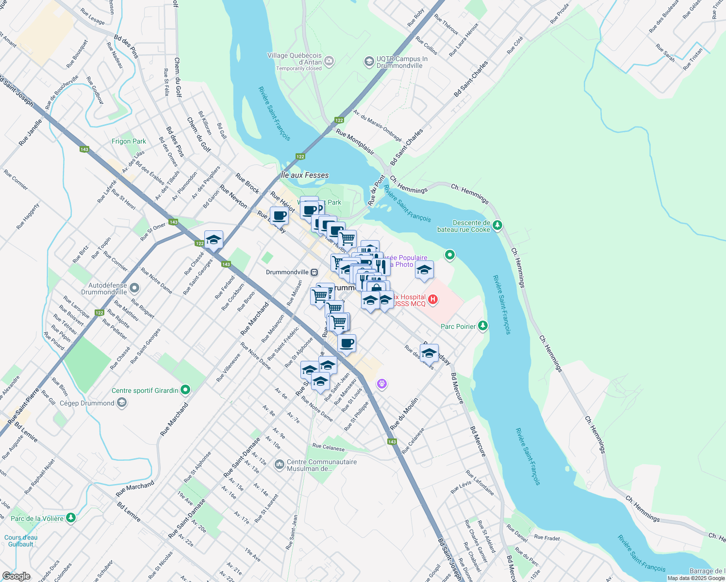 422 Rue Lindsay, Drummondville QC Walk Score