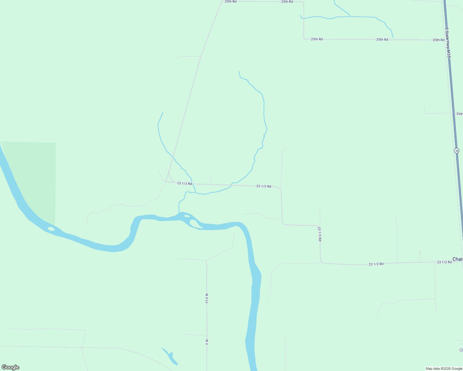 map of restaurants, bars, coffee shops, grocery stores, and more near 5249 23 1/2 Road in Gladstone